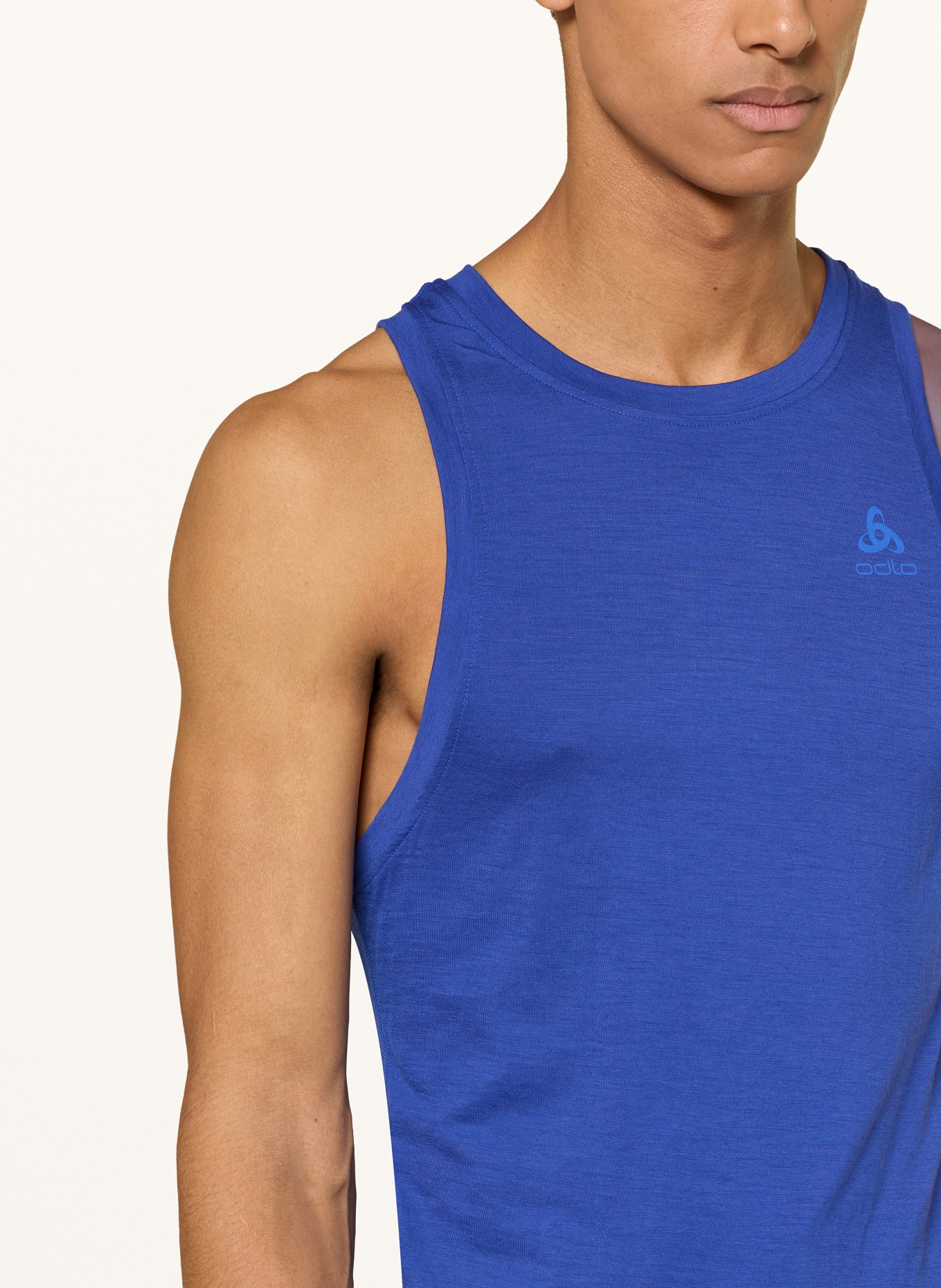 odlo Funktionswäsche-Top NATURAL MERINO 160 aus Merinowolle: BLAU