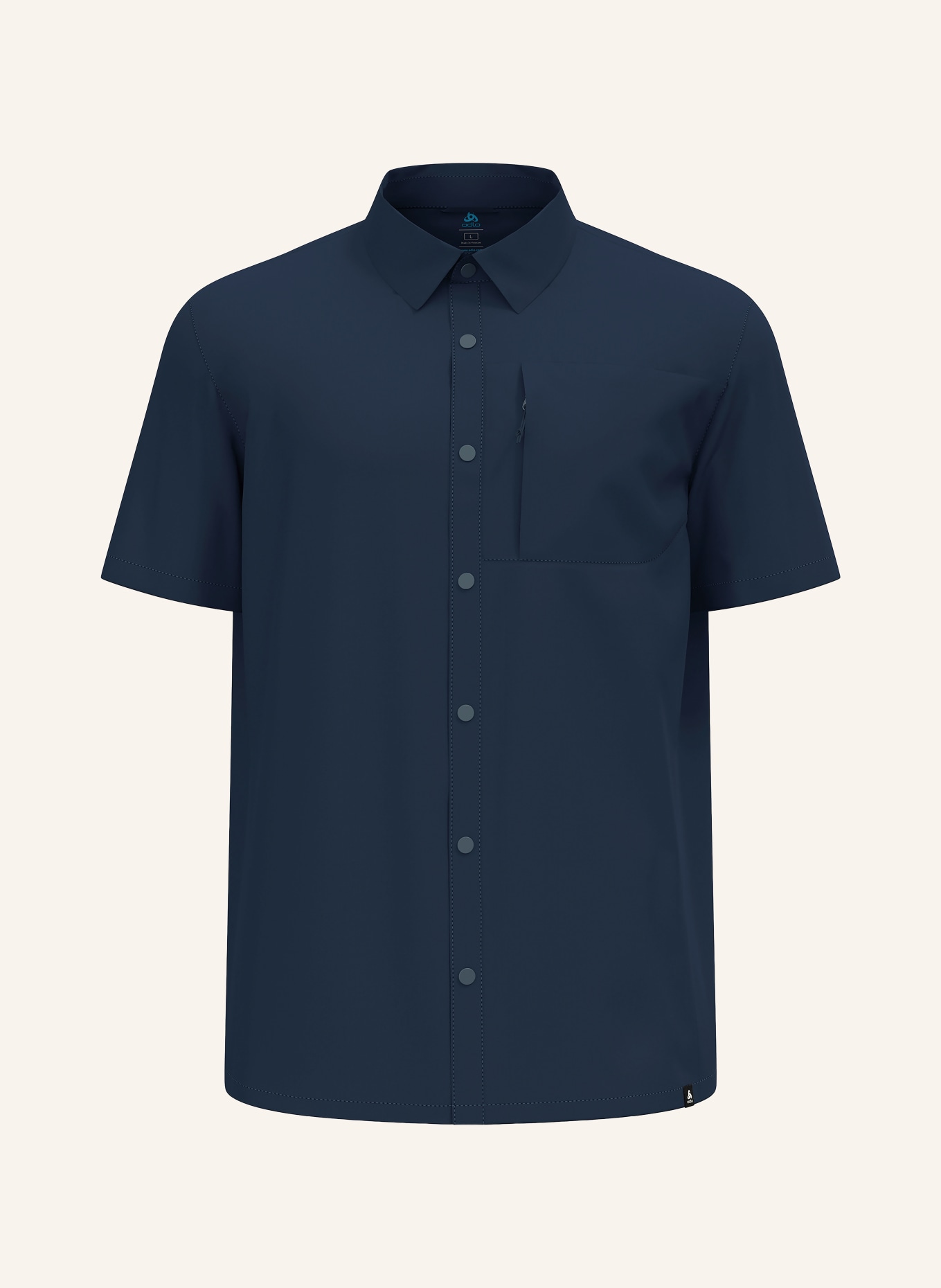 odlo Outdoorová košile ESSENTIAL: TMAVĚ MODRÁ