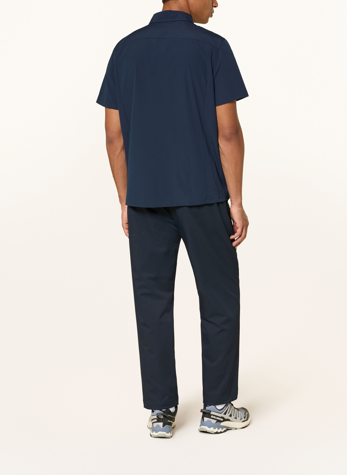 odlo Outdoorová košile ESSENTIAL: TMAVĚ MODRÁ