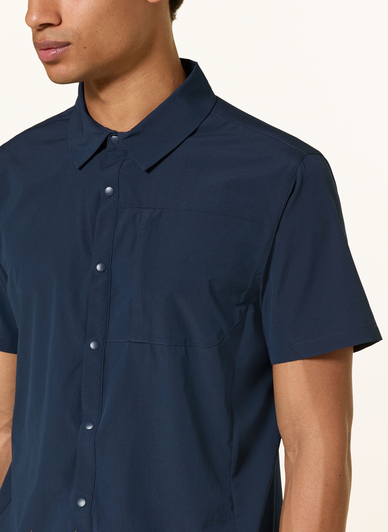 odlo Outdoorová košile ESSENTIAL: TMAVĚ MODRÁ