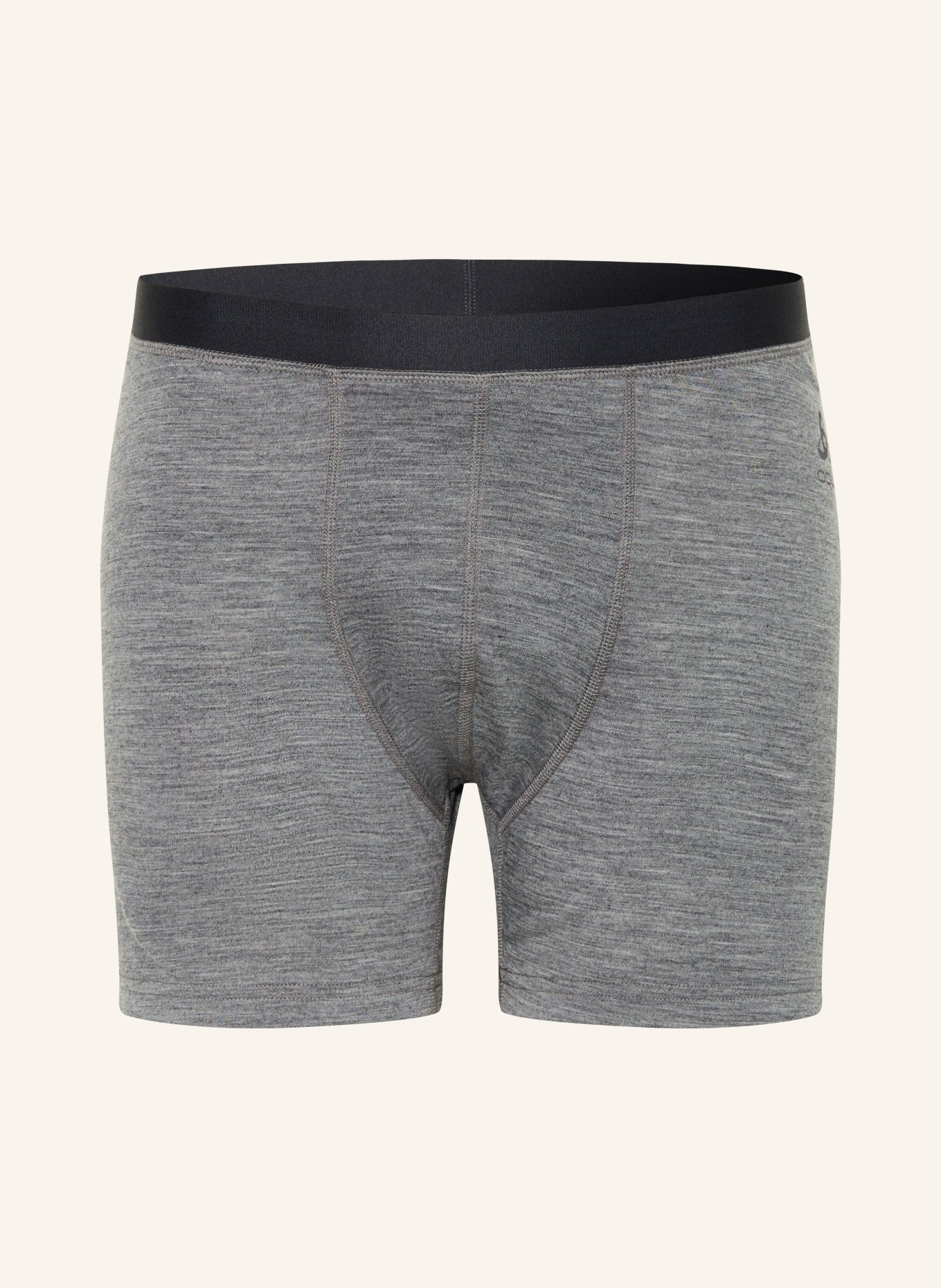 odlo Functionele boxershorts NATURAL MERINO 160 van merinowol: GRIJS / DONKERGRIJS