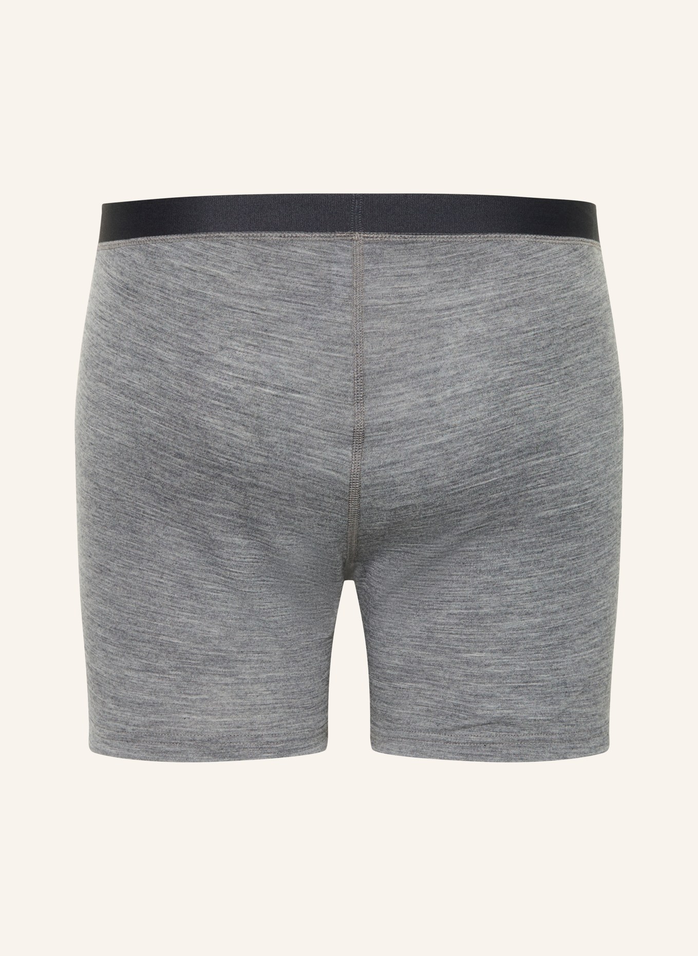 odlo Functionele boxershorts NATURAL MERINO 160 van merinowol: GRIJS / DONKERGRIJS