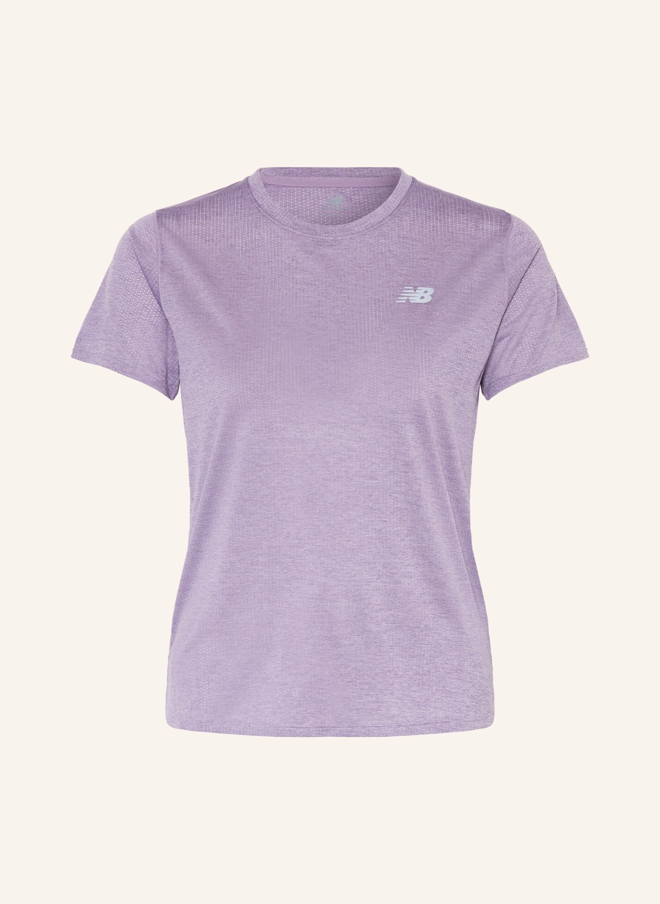 new balance T-shirt de course NB ATHLETICS: LILAS CLAIR