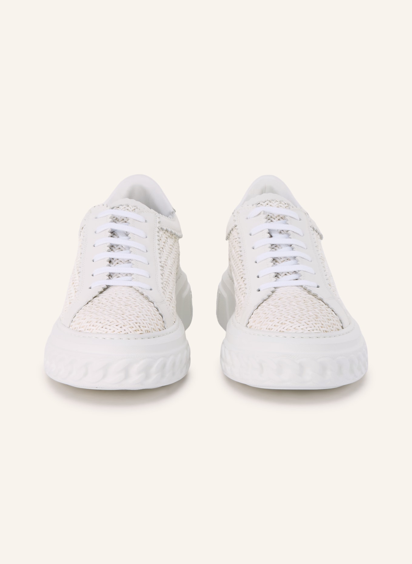 CASADEI Sneaker OFF ROAD: WIT / ECRU