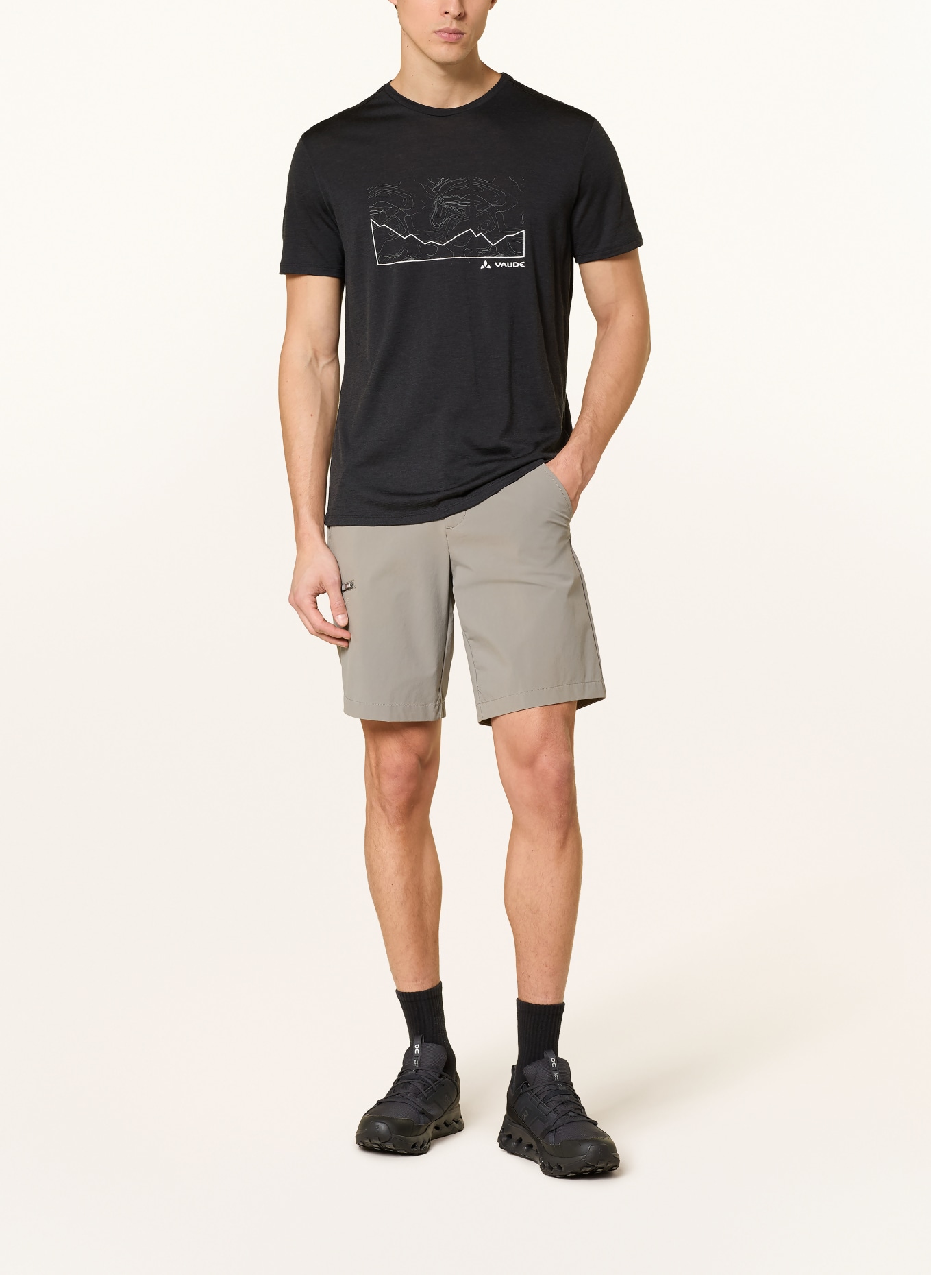 VAUDE Outdoor shorts FARLEY: GRAY