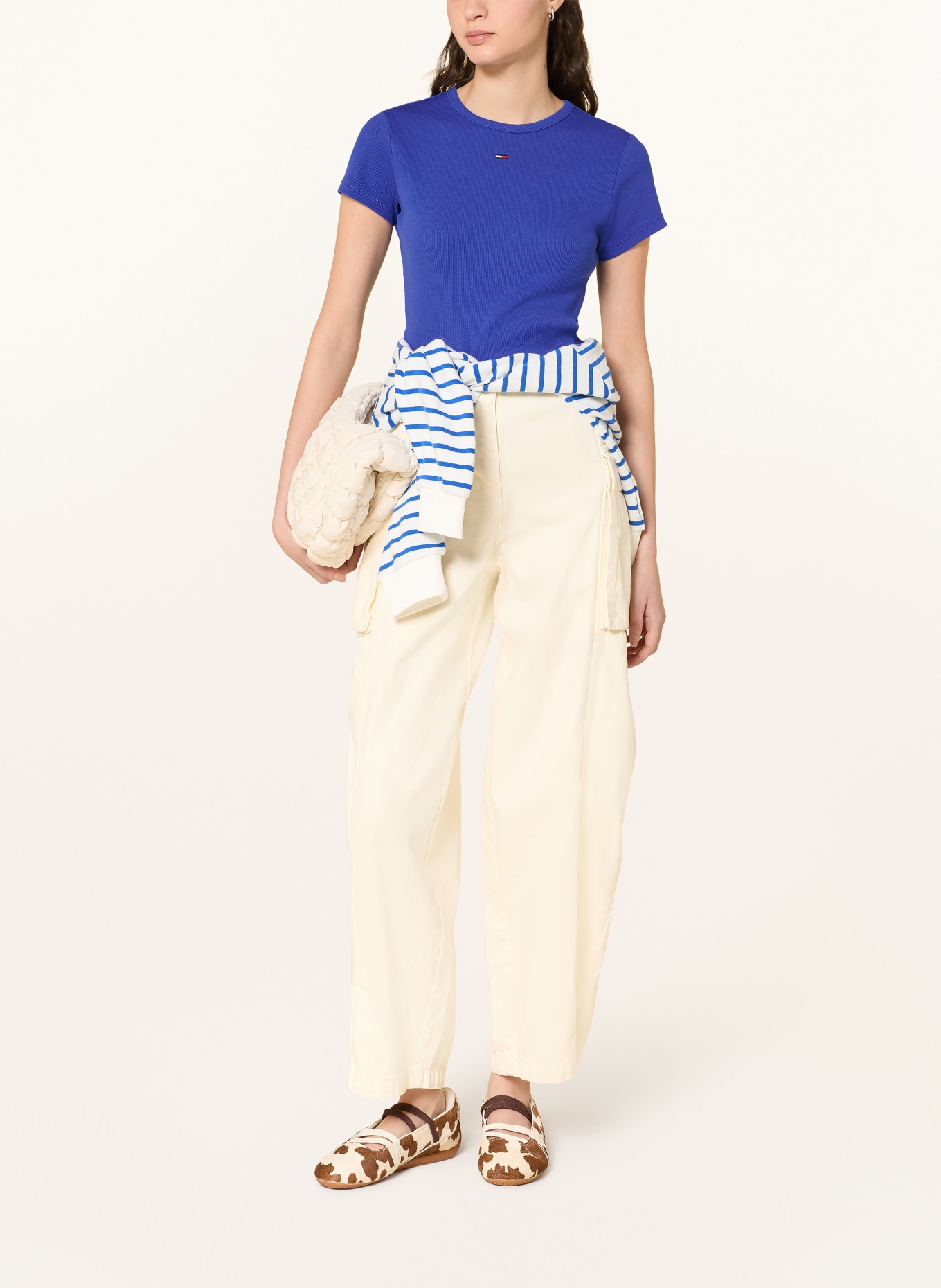 TOMMY JEANS T-Shirt: BLAU