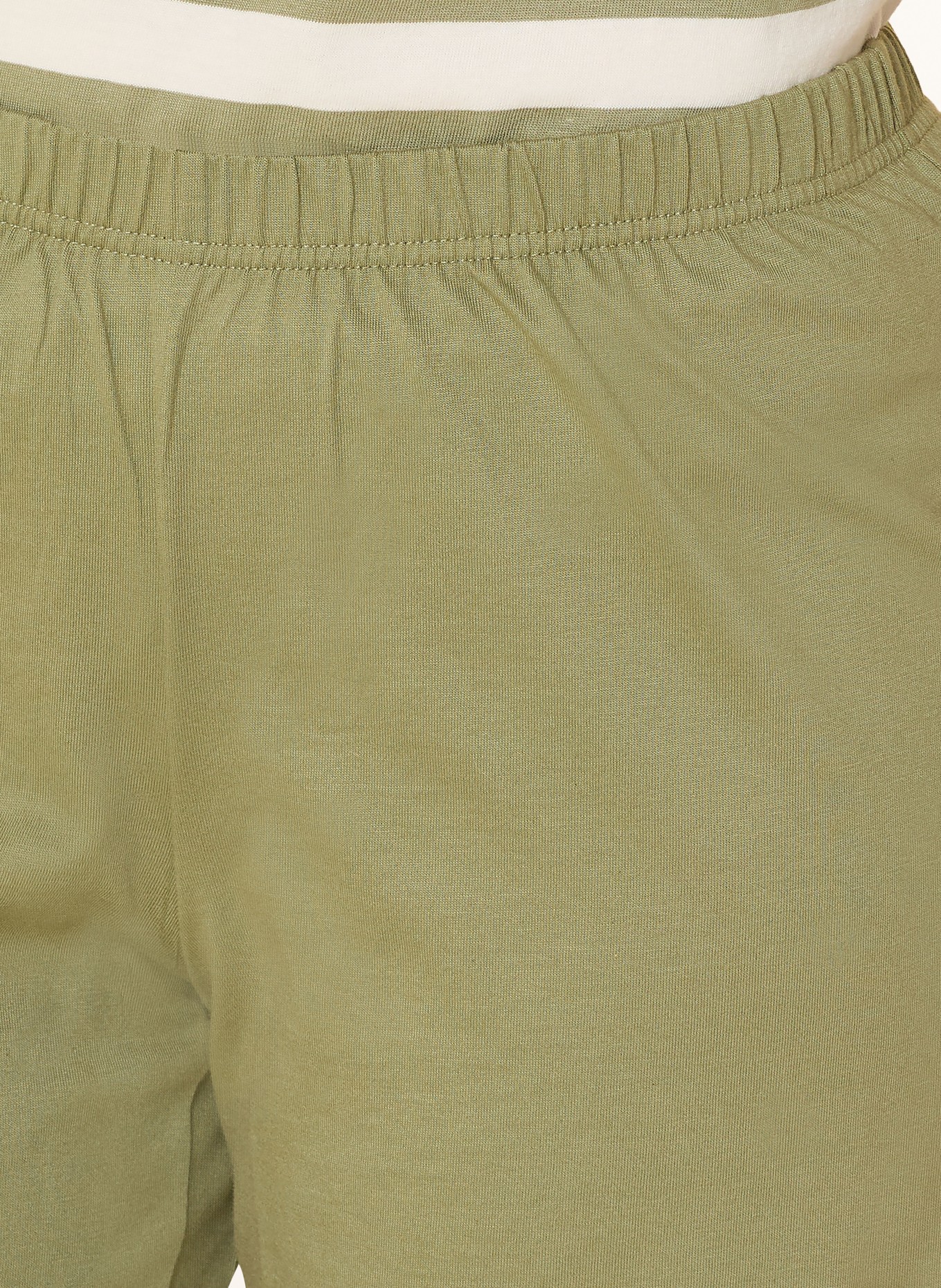 SCHIESSER Shorty-pyjama CASUAL ESSENTIALS: ECRU / OLIJF