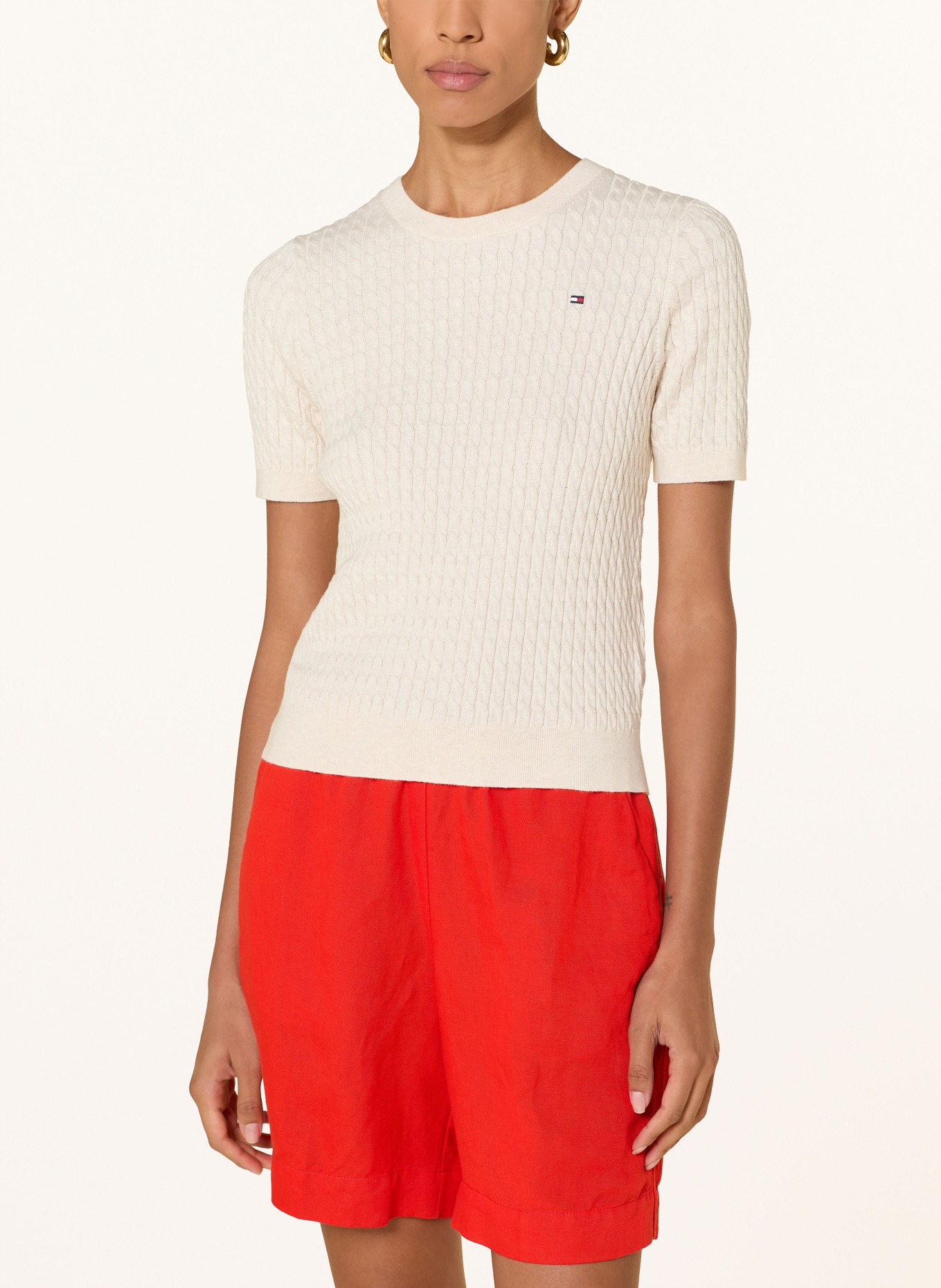 TOMMY HILFIGER gebreide trui: BEIGE