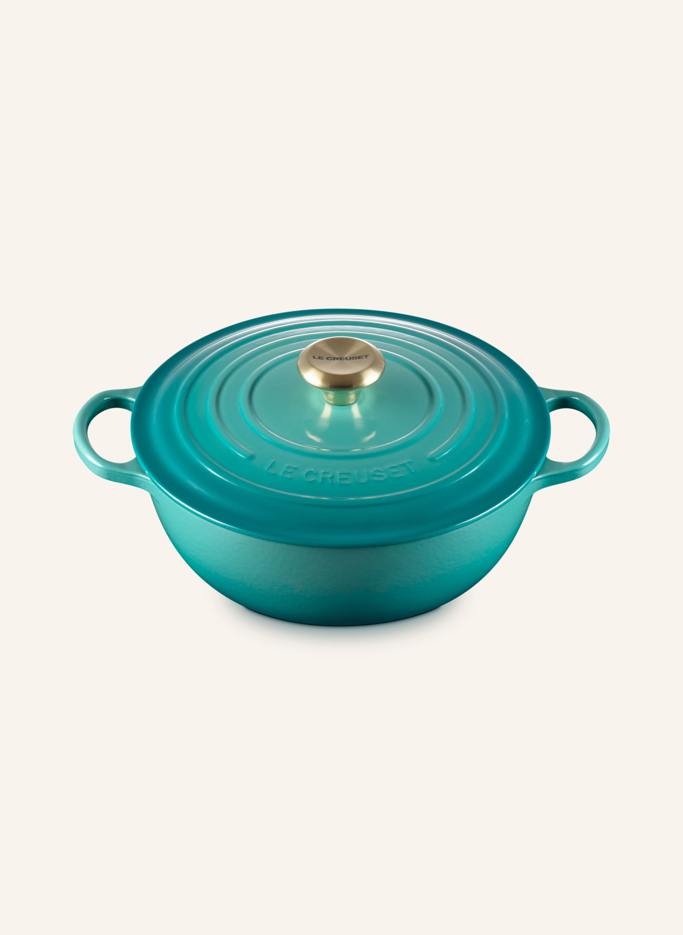 LE CREUSET Bräter SIGNATURE: Bleu Riviera
