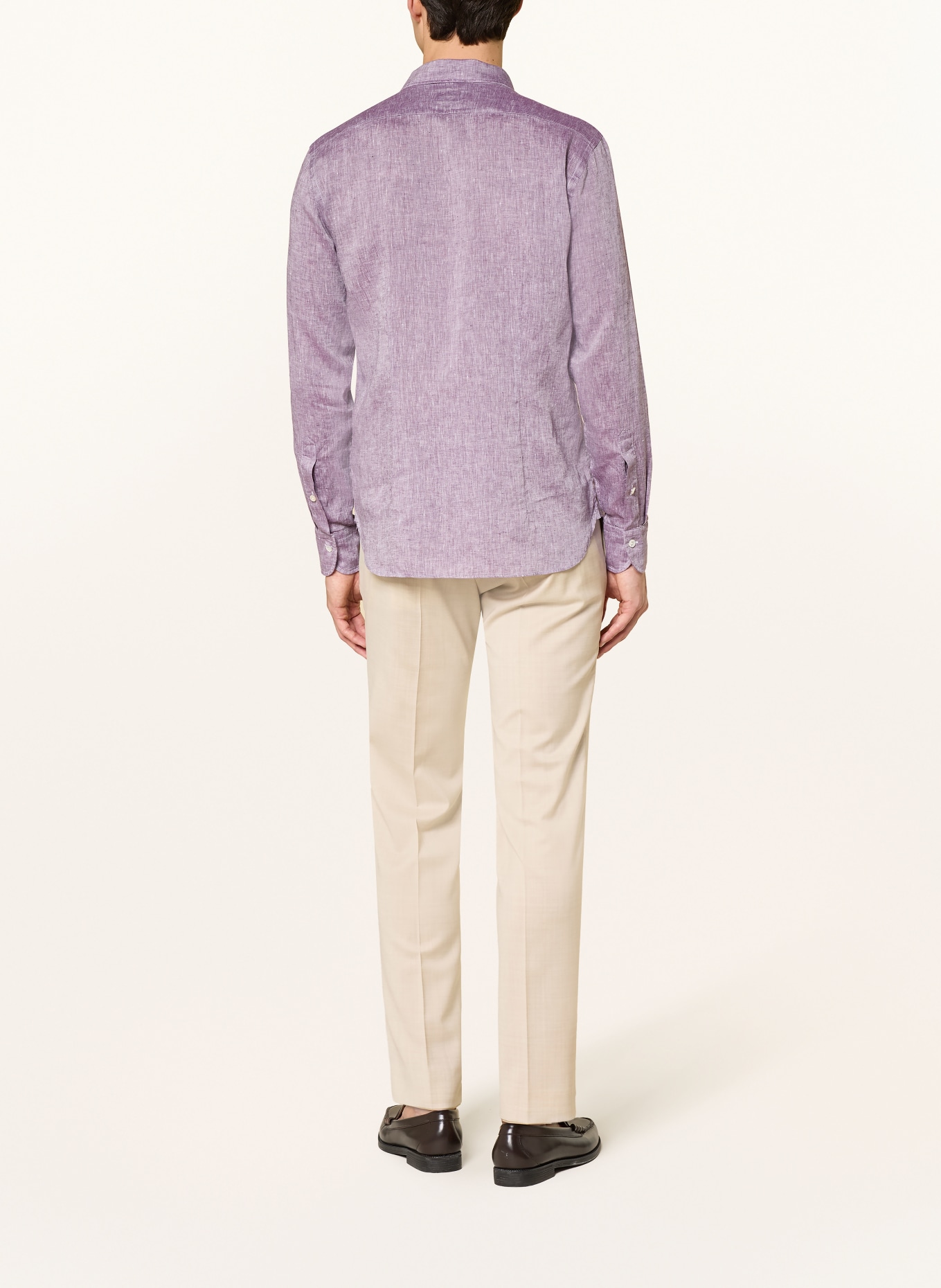 OLYMP SIGNATURE Leinenhemd tailored fit: FUCHSIA