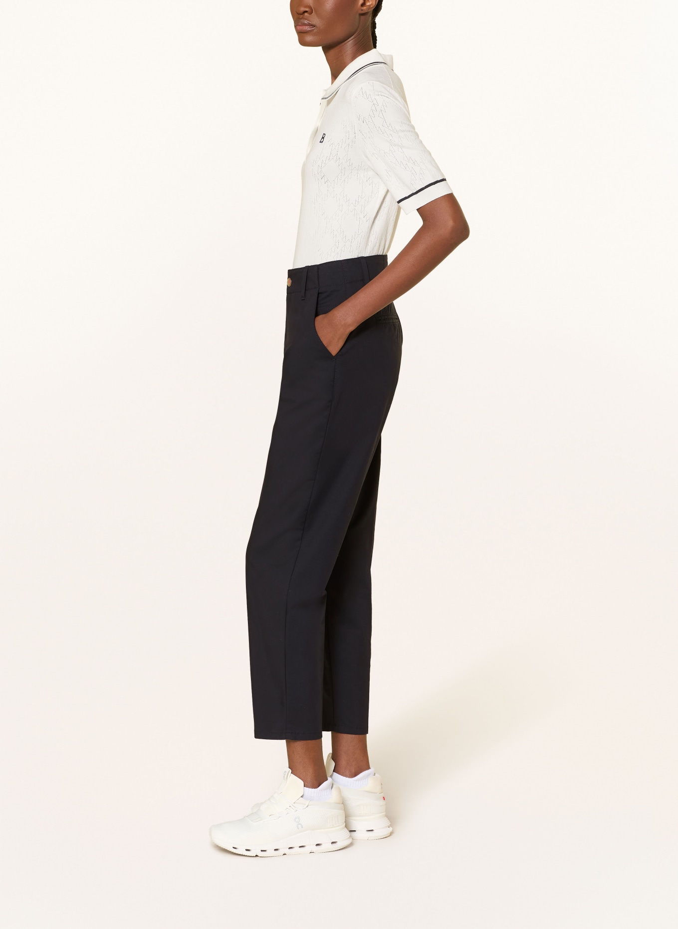 ALBERTO 7/8-Golfhose ALINA: DUNKELBLAU