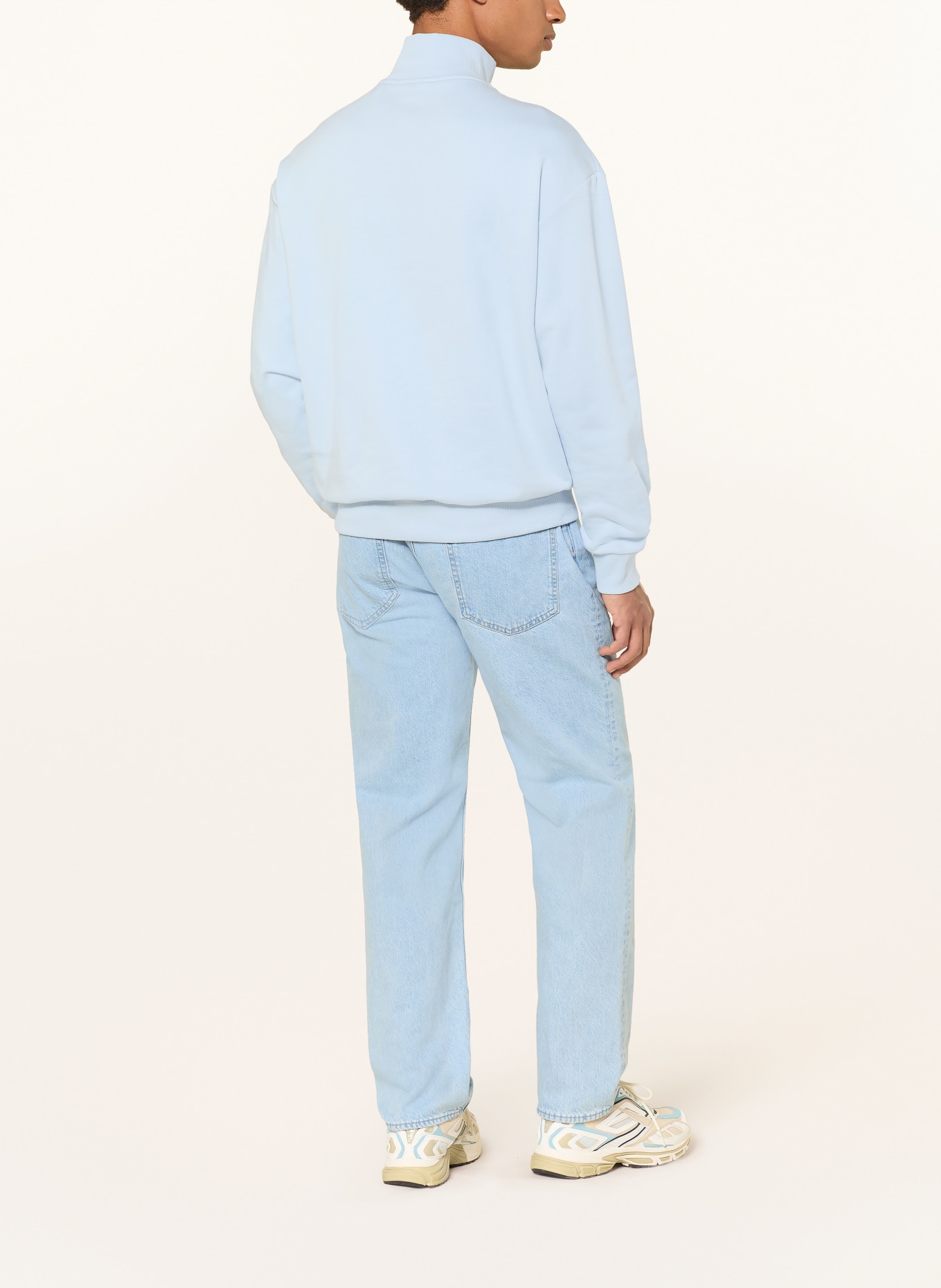 HUGO Sweater NEELER: LICHTBLAUW