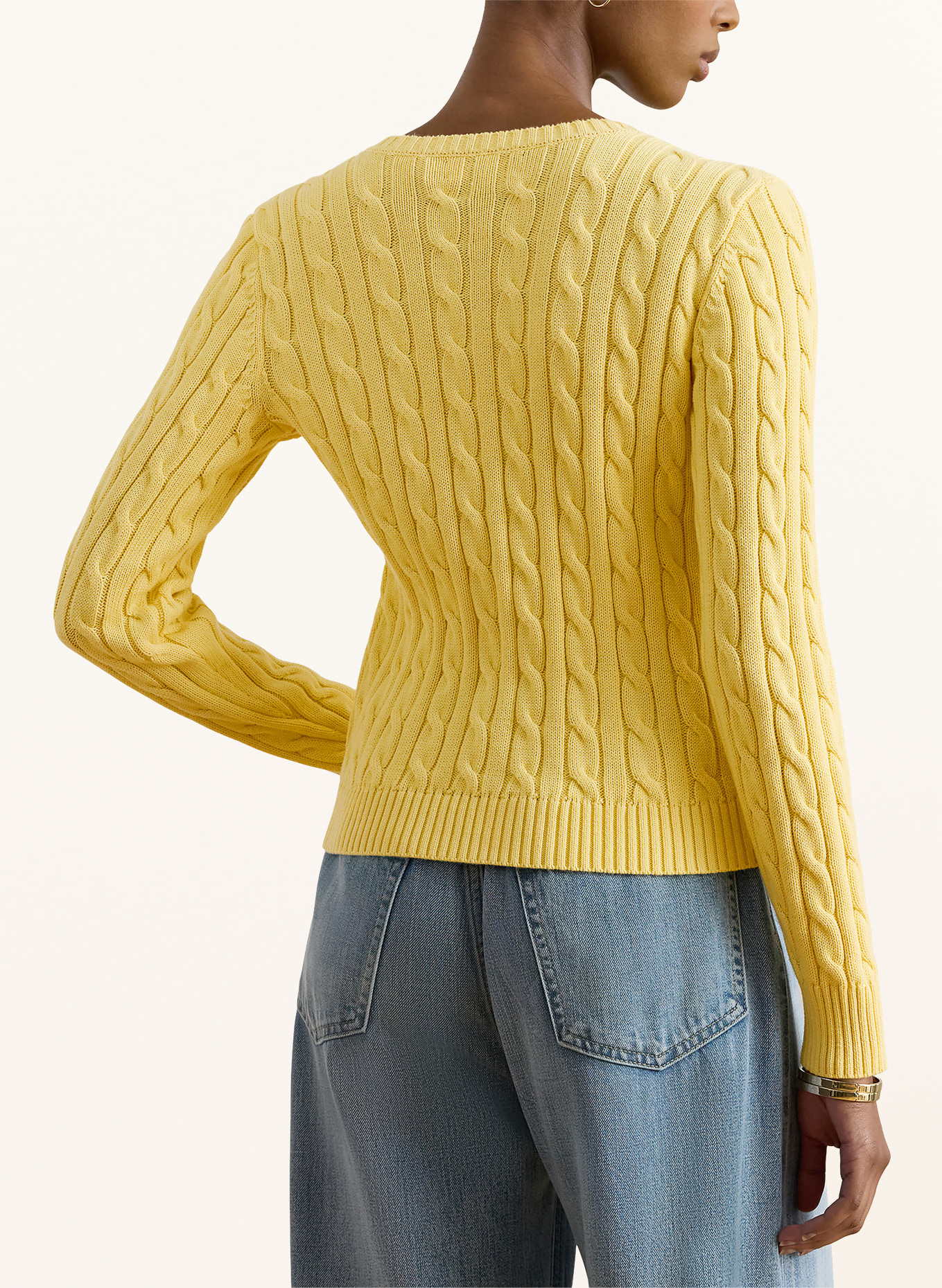 LAUREN RALPH LAUREN breiwerk: DONKERGEEL