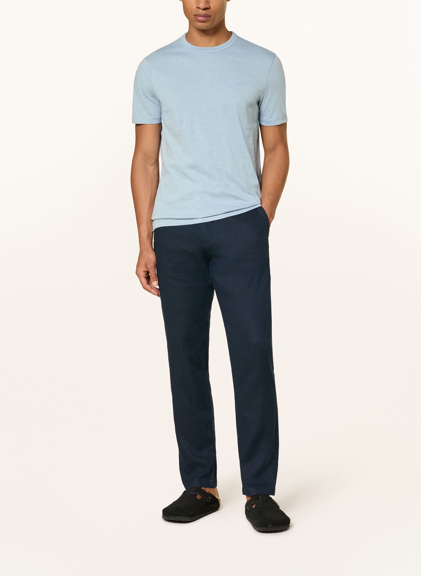 BOSS T-Shirt TEGOOD: HELLBLAU