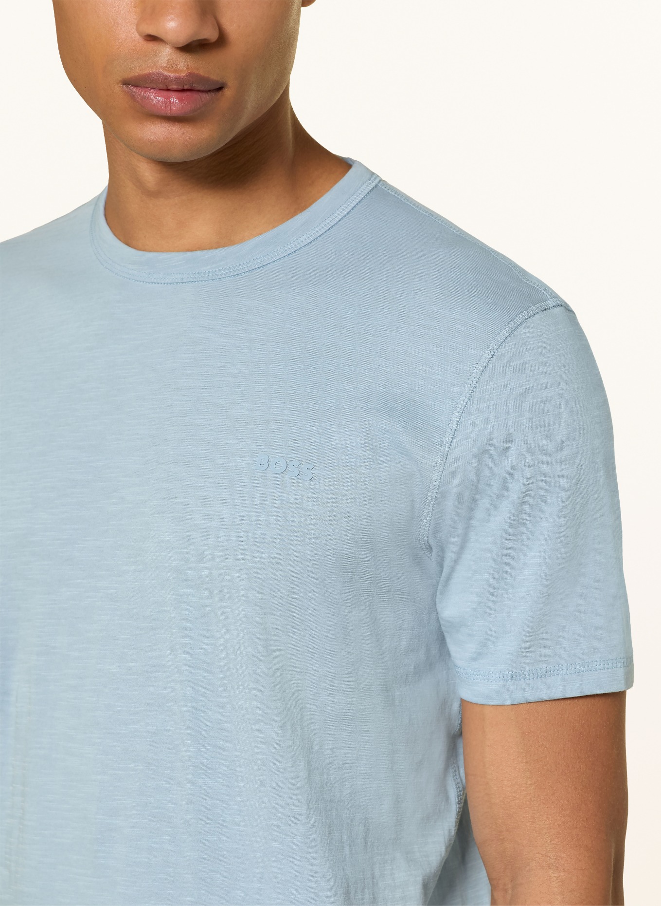 BOSS T-Shirt TEGOOD: HELLBLAU