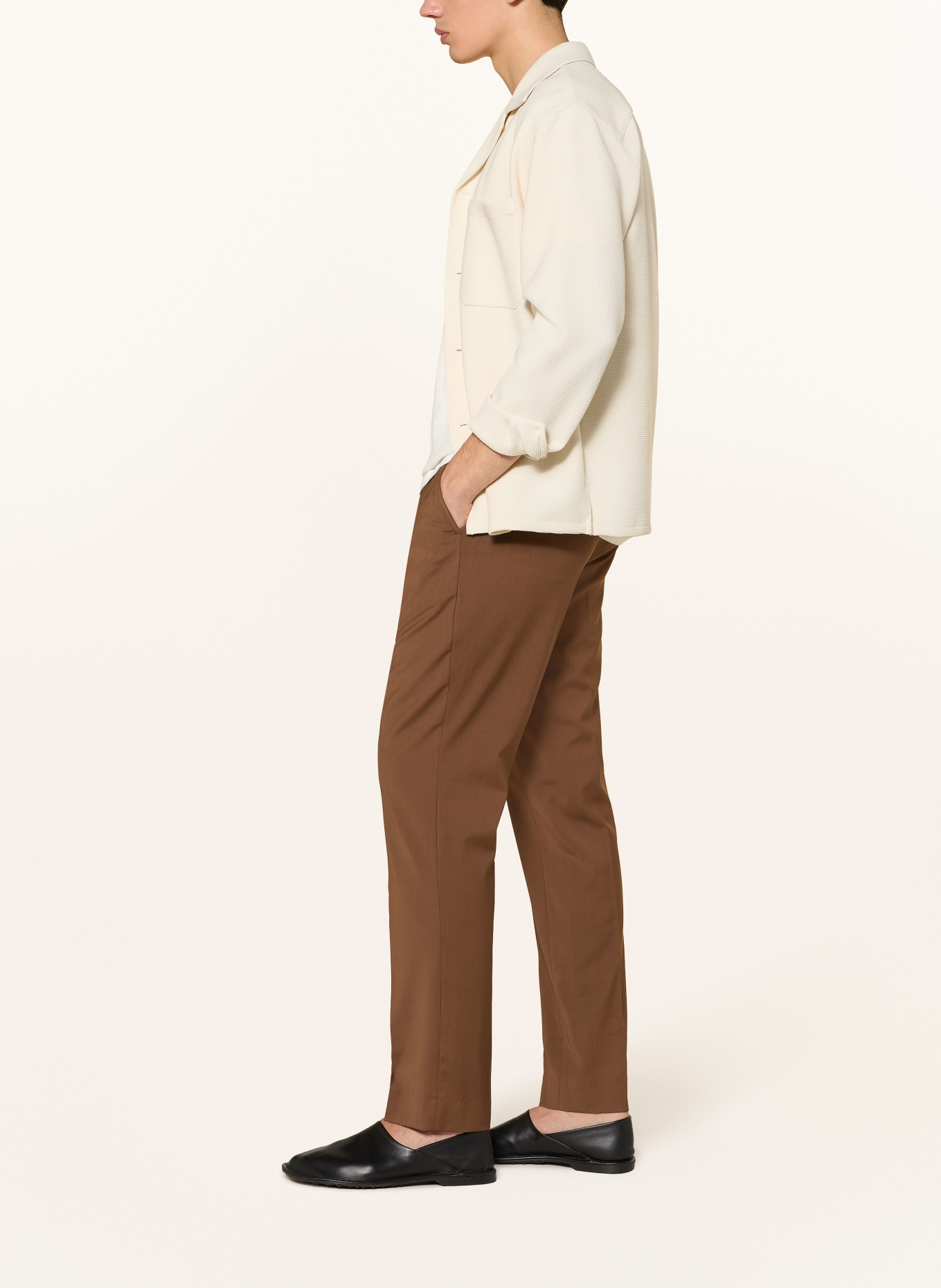 SANDRO Hose NEW ALPHA im Jogging-Stil Slim Fit: BRAUN