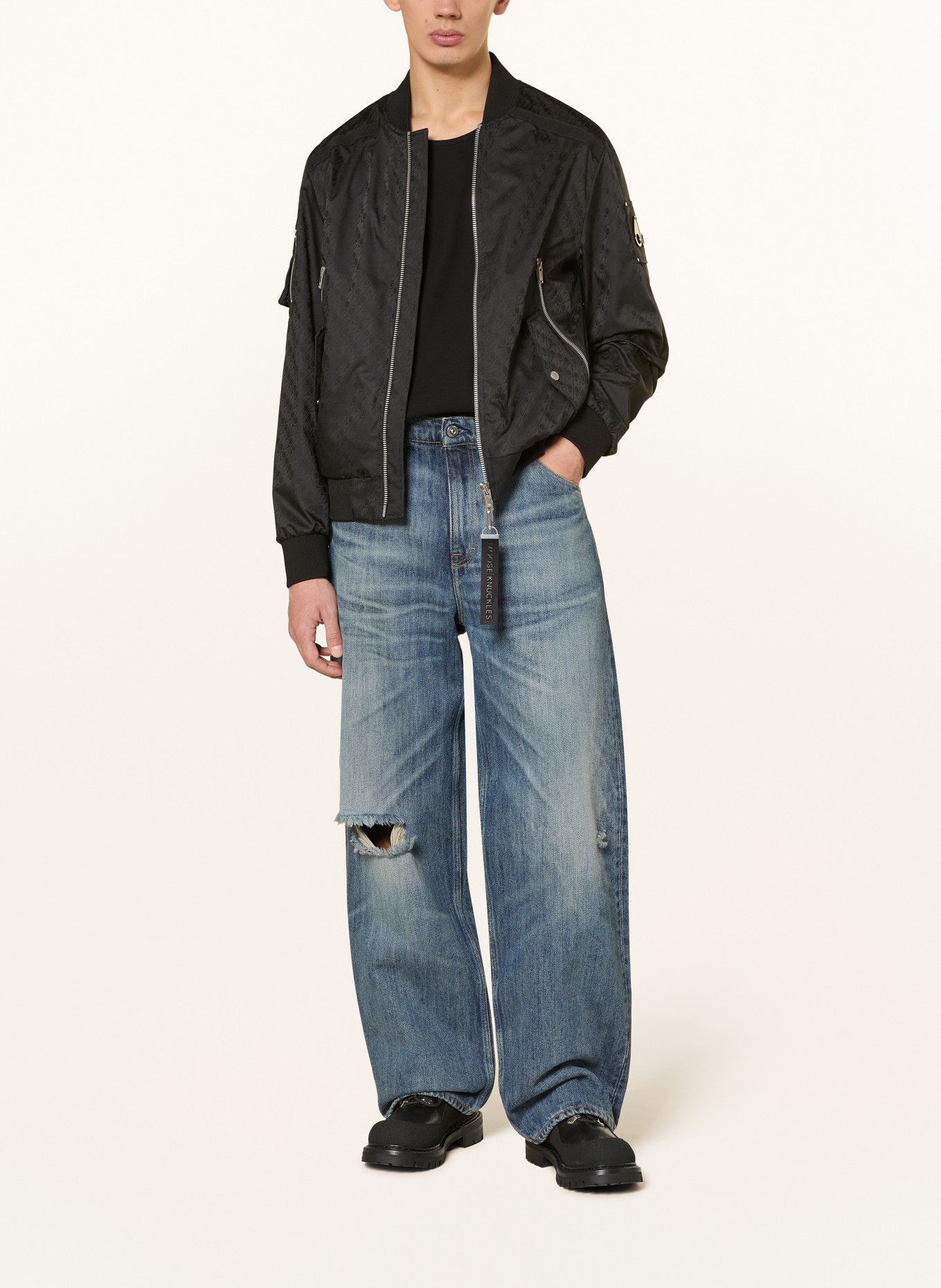 MOOSE KNUCKLES Blouson COURVILLE: SCHWARZ