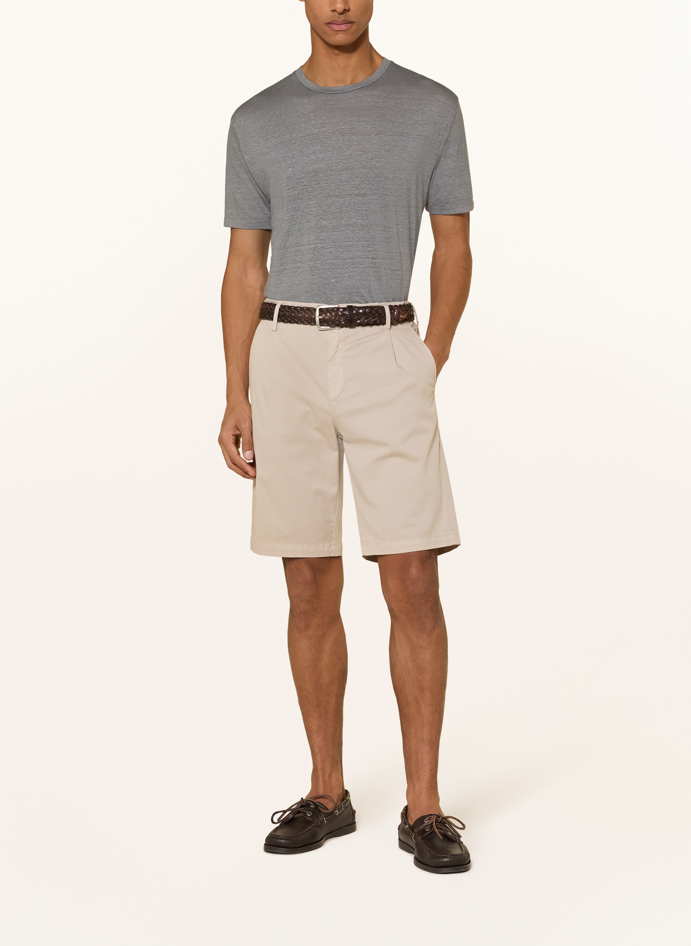 DANIELE FIESOLI T-shirt made of linen: GRAY