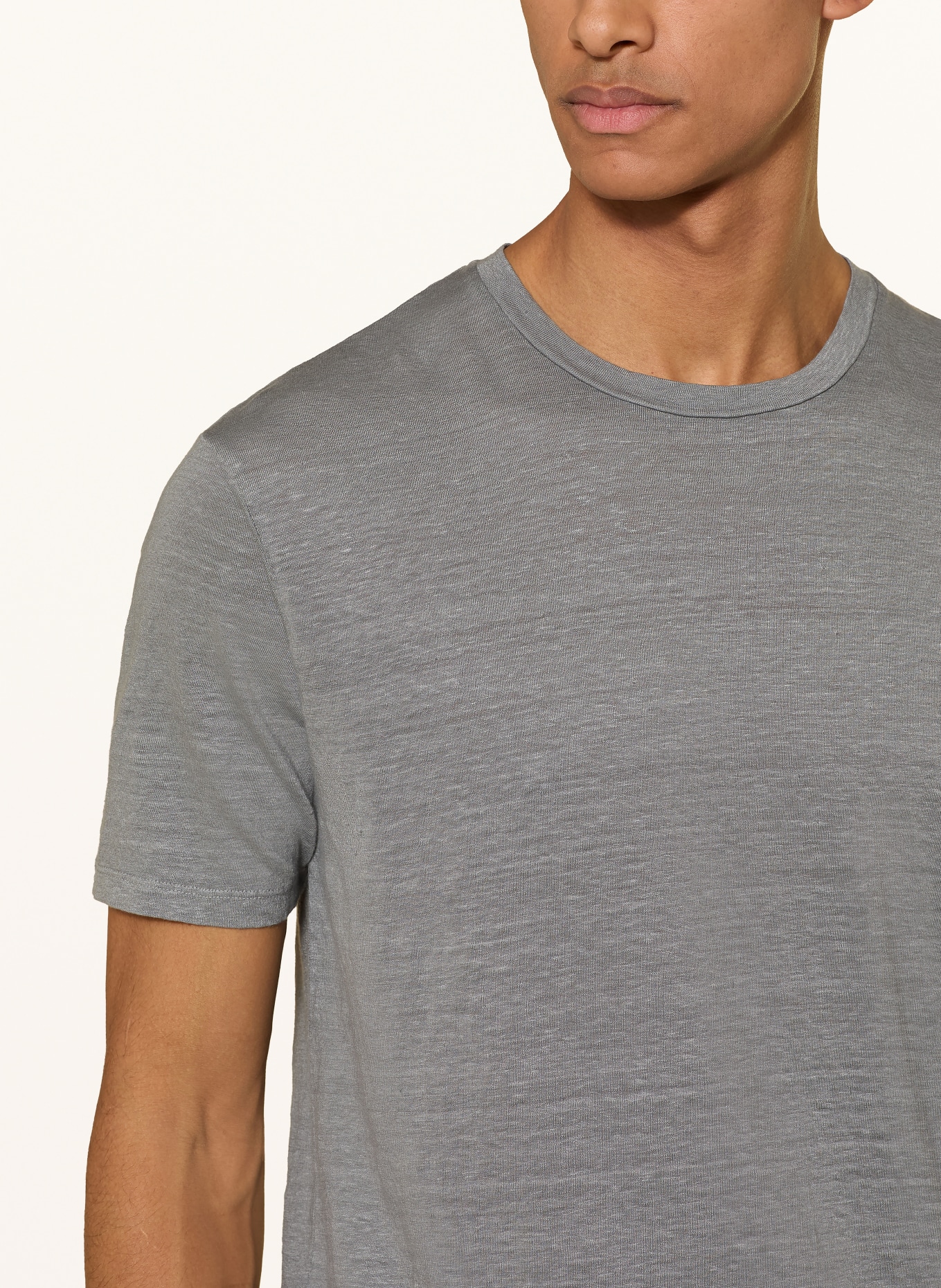 DANIELE FIESOLI T-shirt made of linen: GRAY