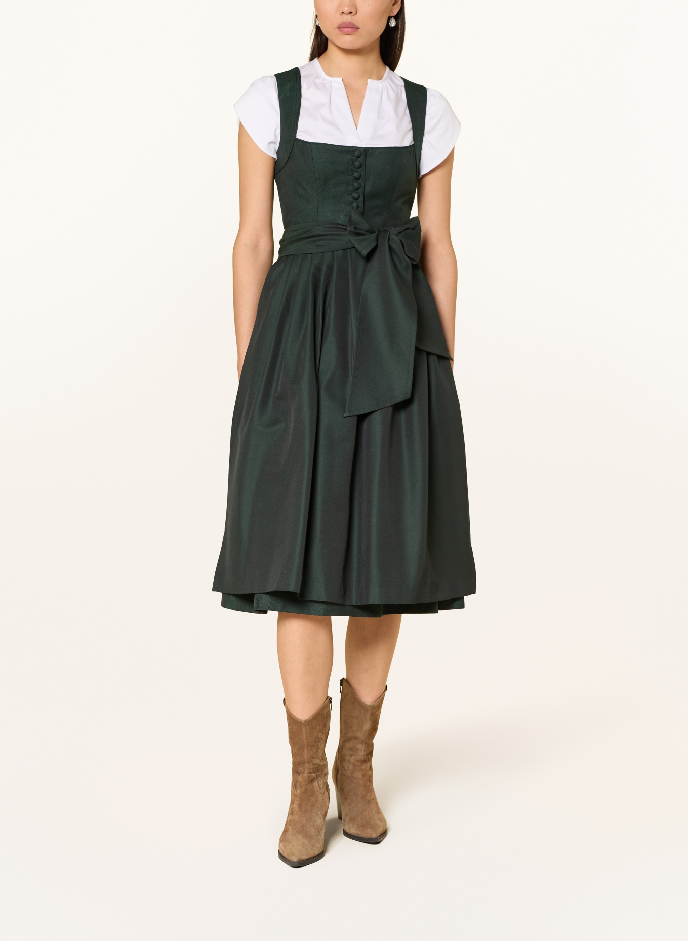 CocoVero Dirndl HEDI: DARK GREEN