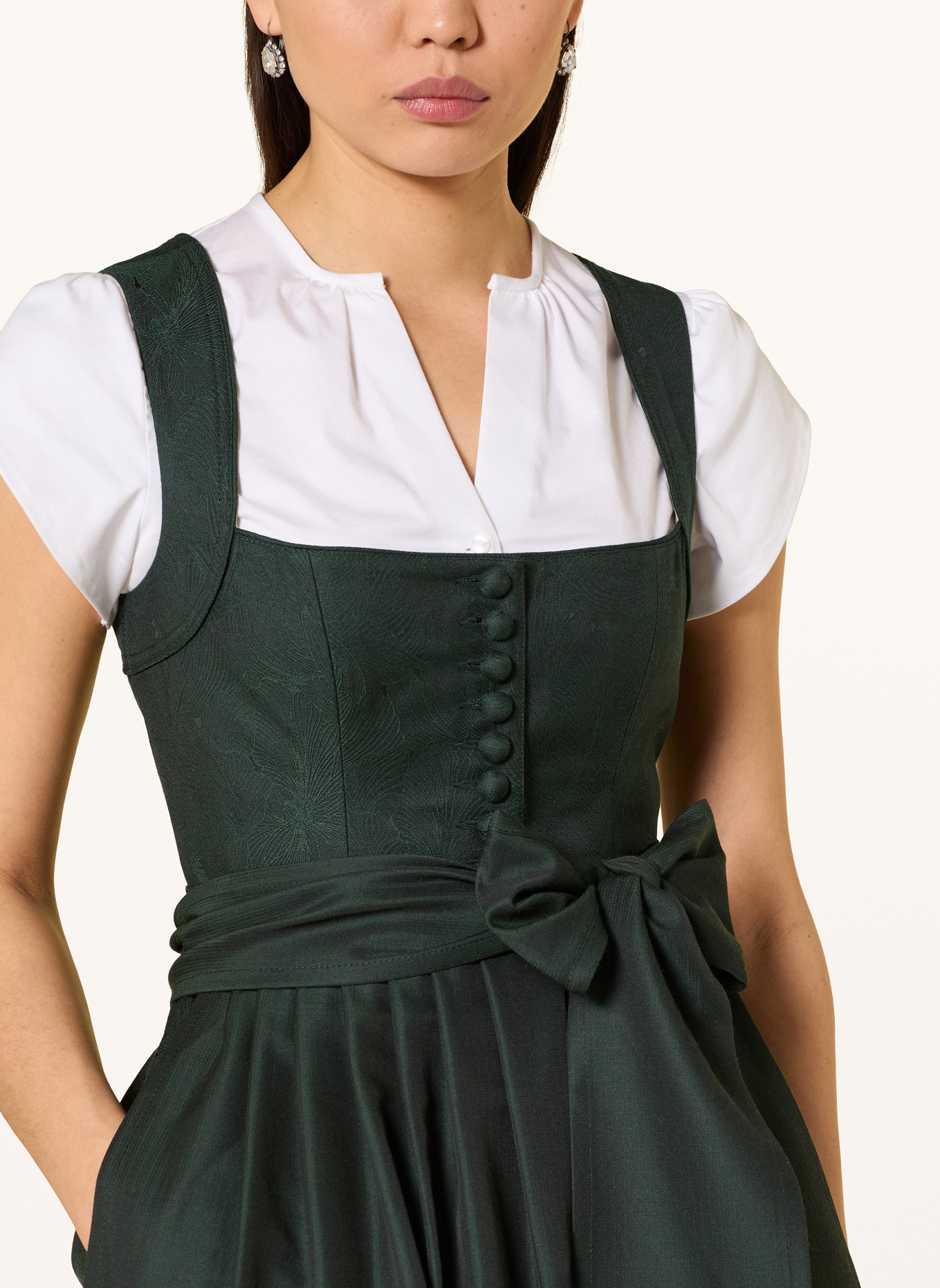 CocoVero Dirndl HEDI: DARK GREEN