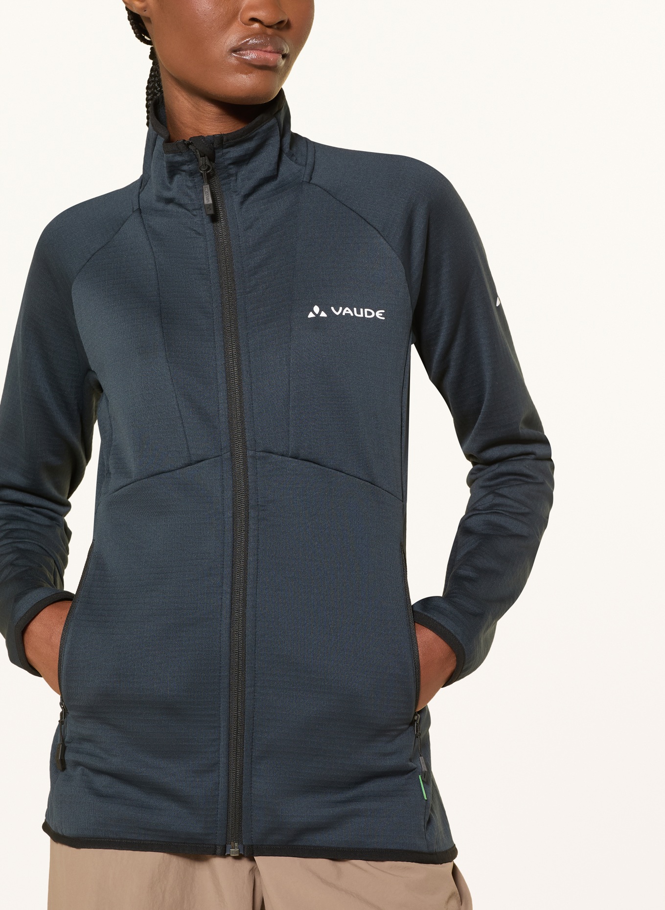 VAUDE Fleecejacke MONVISO: SCHWARZ