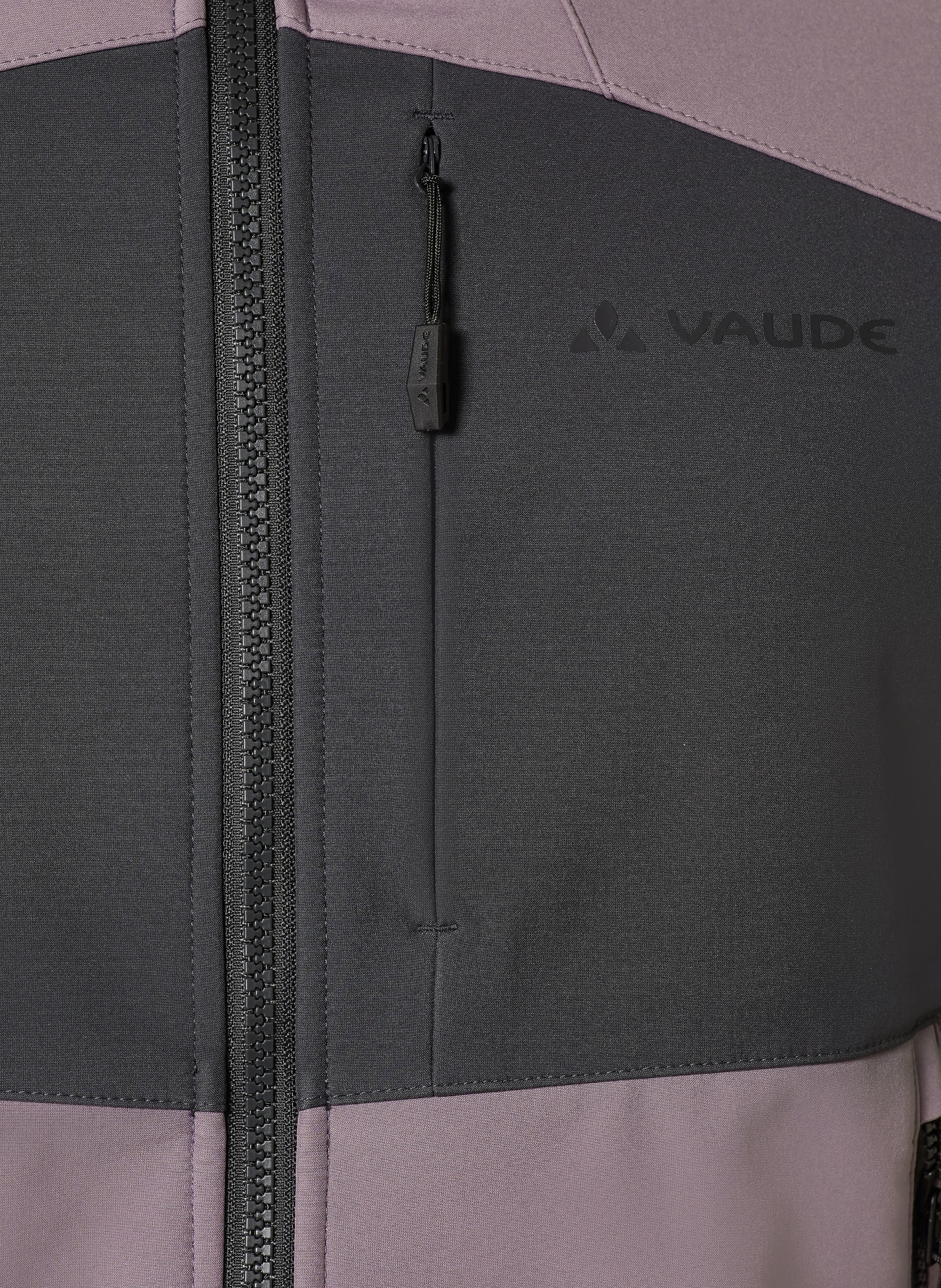 VAUDE ROCCIA II softshell jacket: PURPLE / DARK GRAY