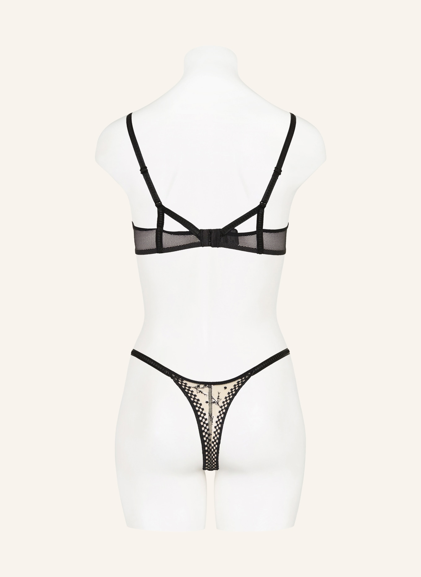Passionata String SUZY: SCHWARZ / BEIGE
