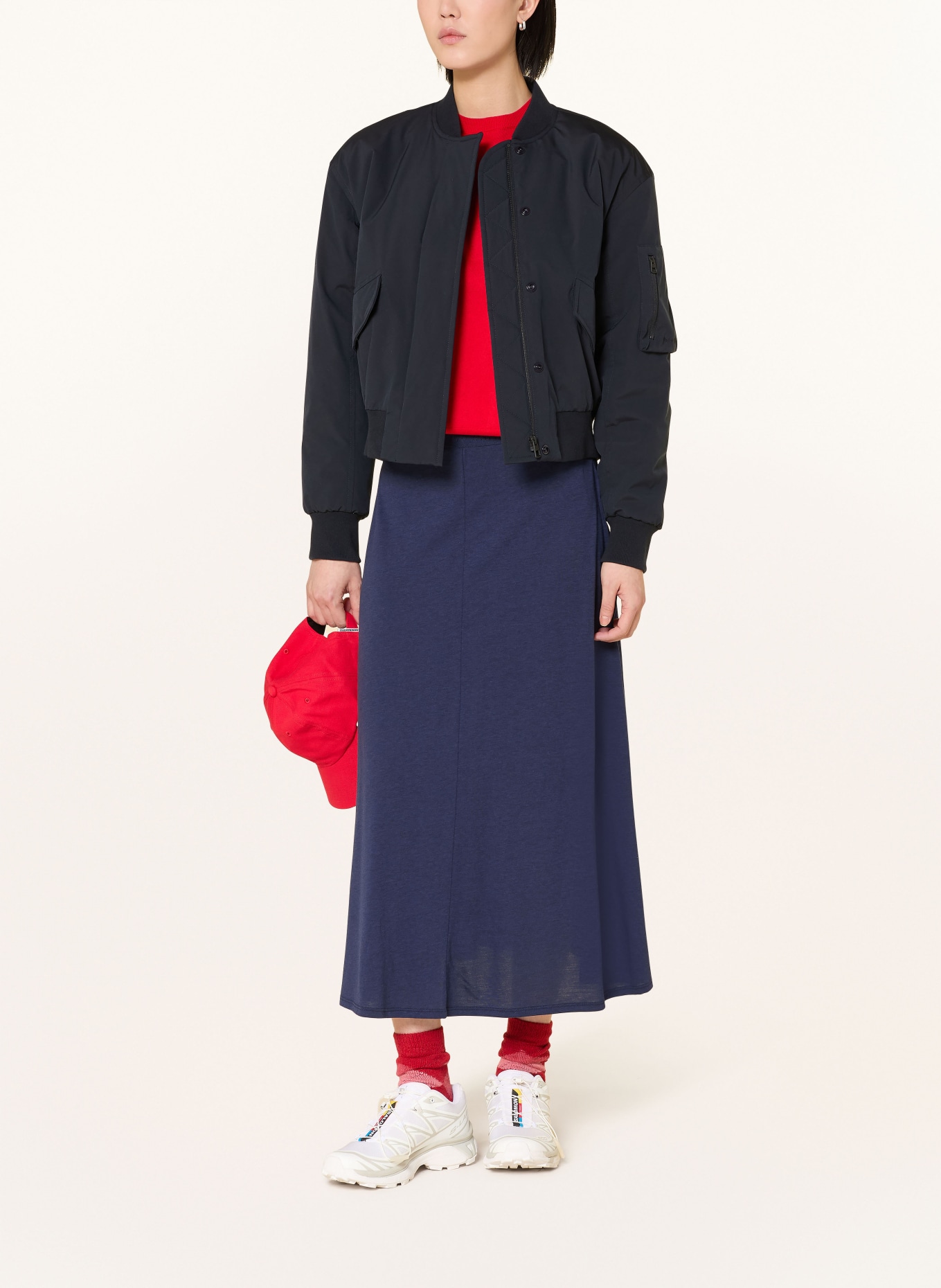 ARMEDANGELS Jerseyrock ILENIAA LARAA: DUNKELBLAU