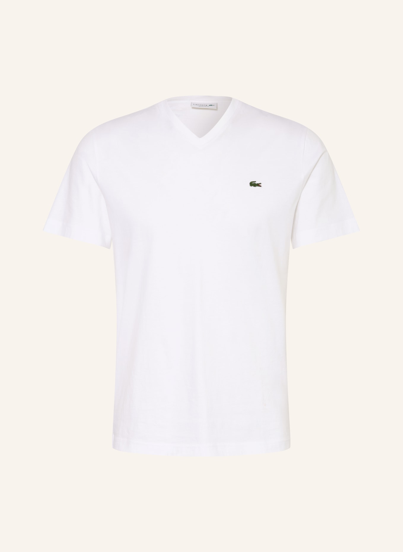 LACOSTE T-shirt: BIAŁY