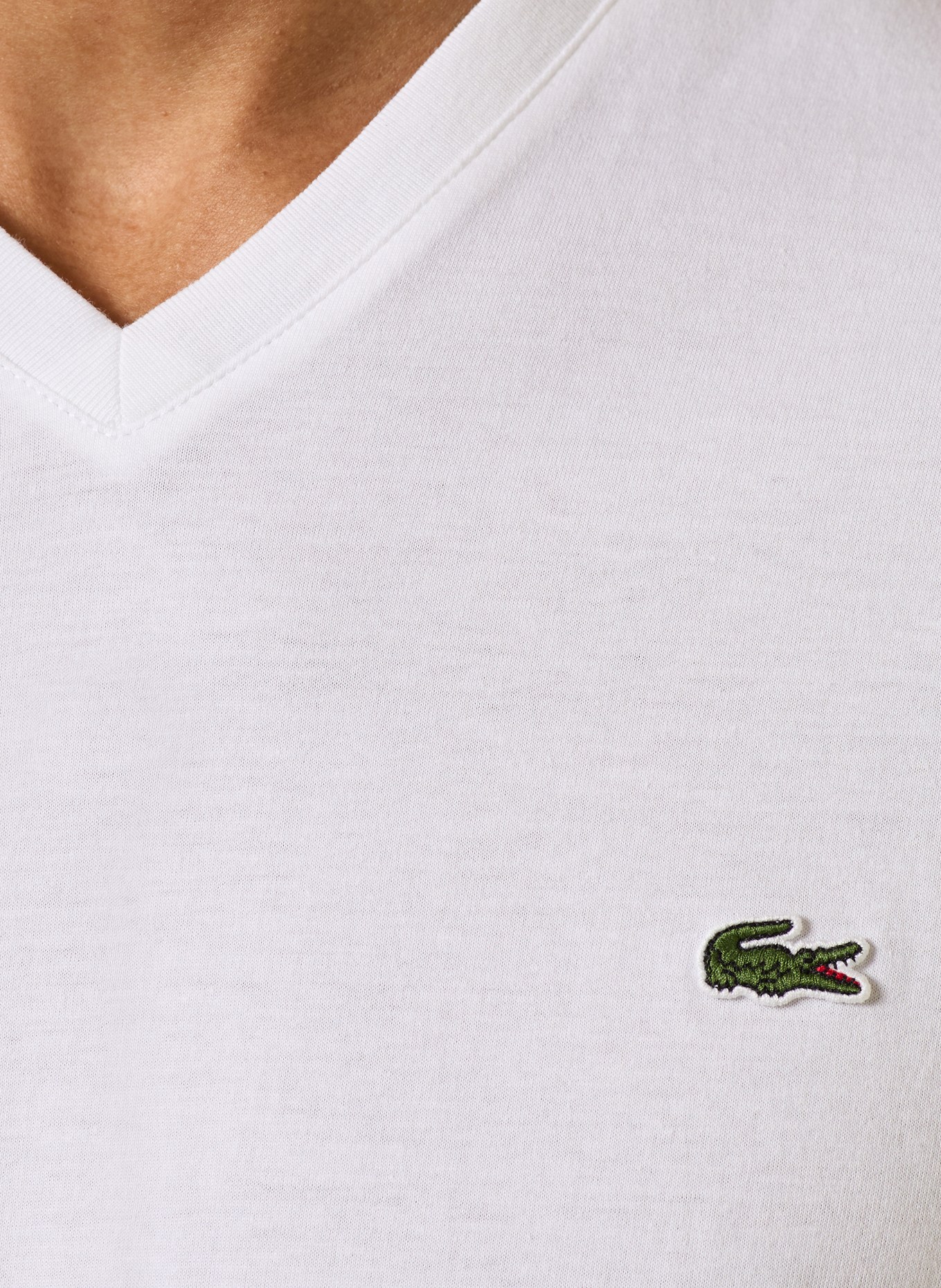 LACOSTE T-shirt: BIAŁY