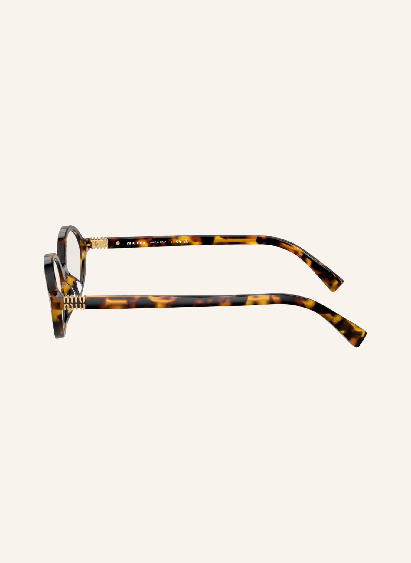 MIU MIU Sonnenbrille MU 04ZS: HAVANA/ TRANSPARENT