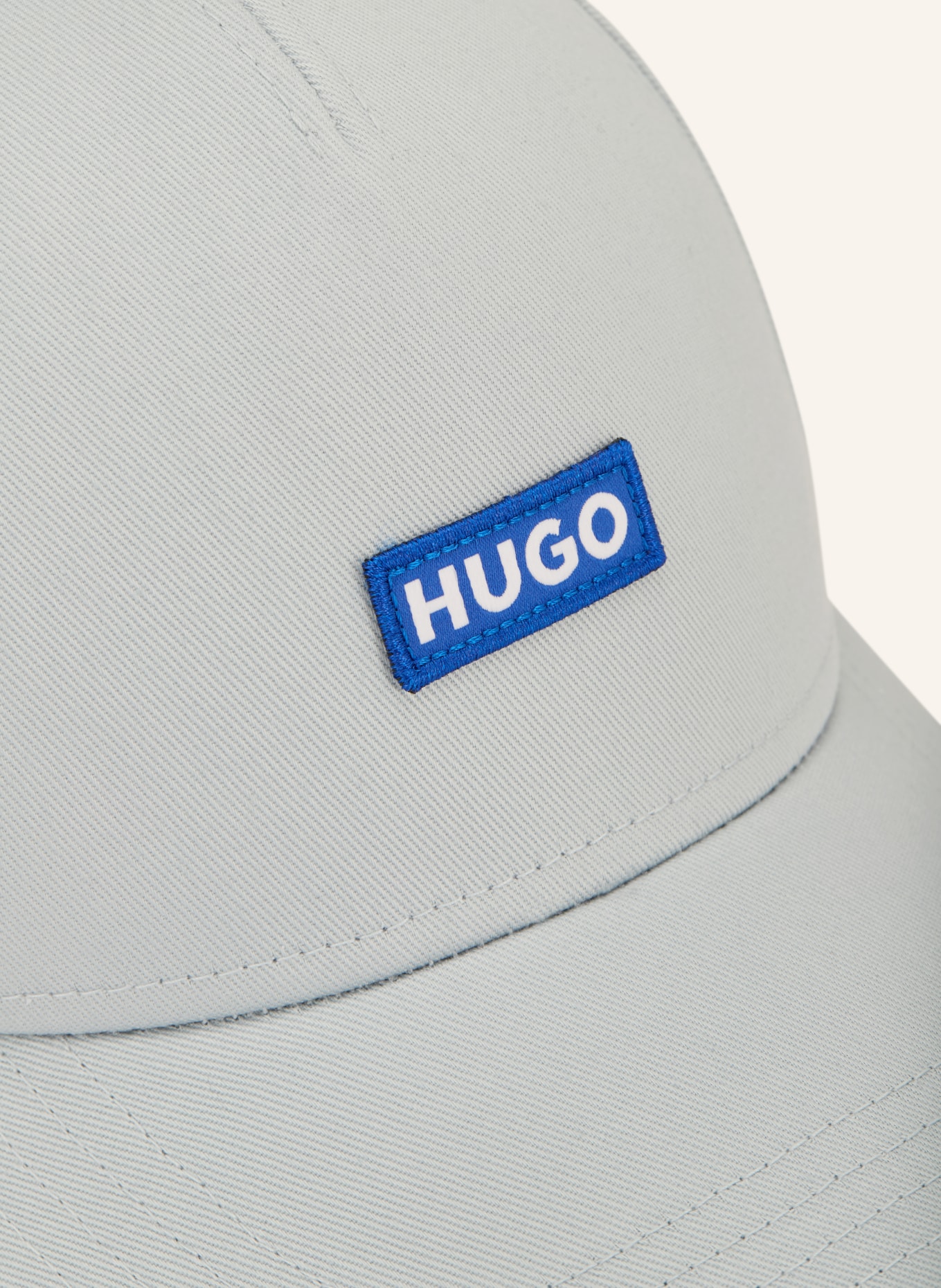 HUGO Cap JINKO: BLAUGRAU / DUNKELBLAU / WEISS