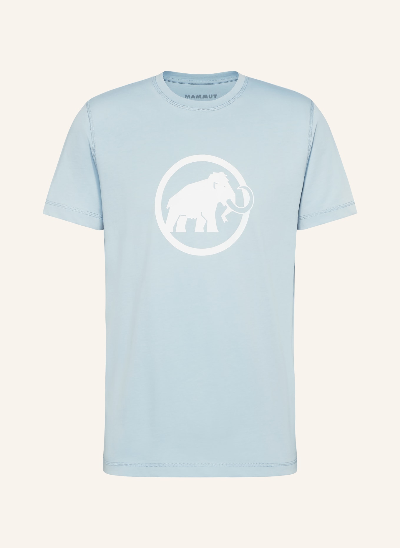 MAMMUT T-shirt CORE: LICHTBLAUW