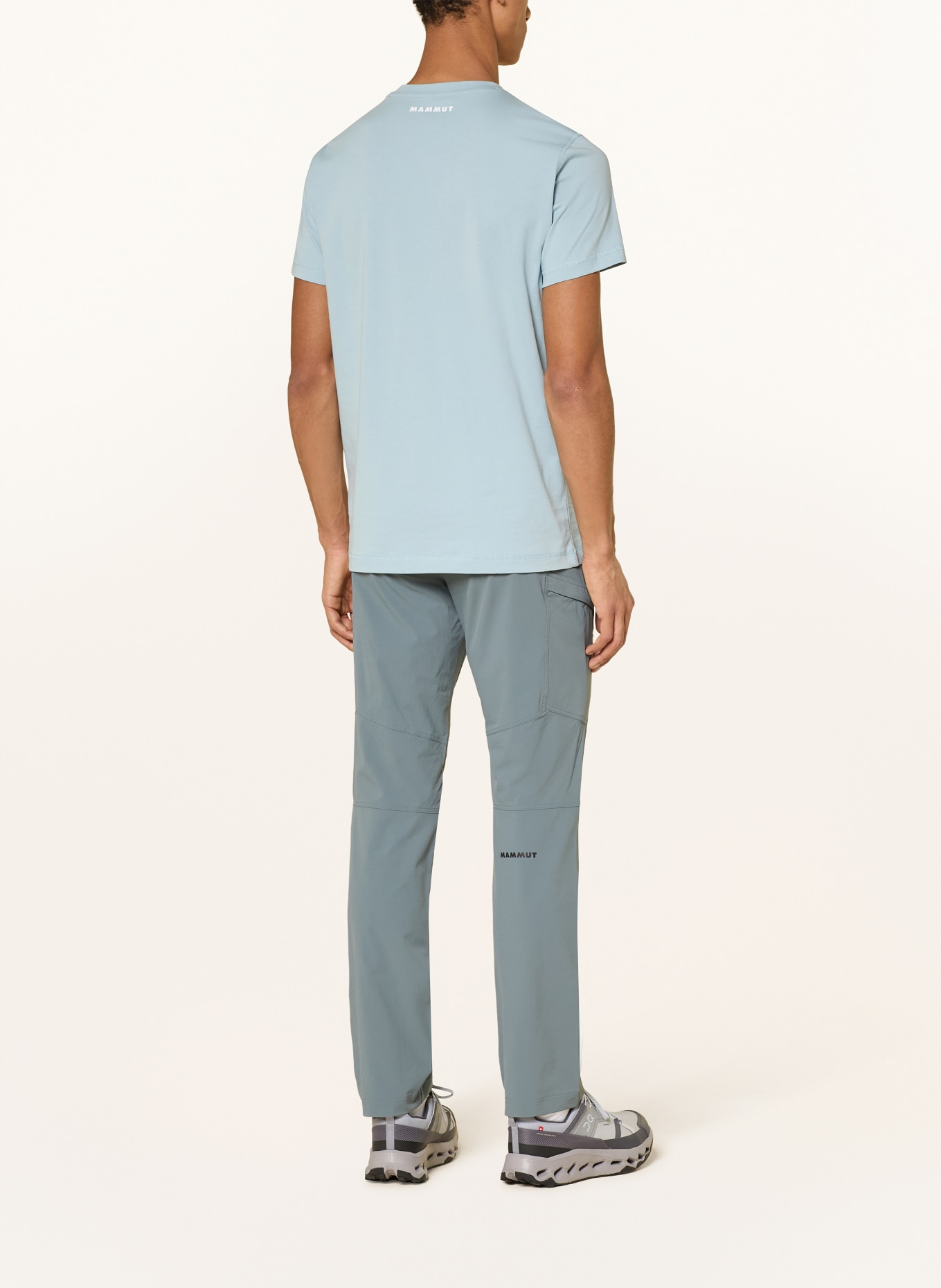 MAMMUT T-shirt CORE: LICHTBLAUW