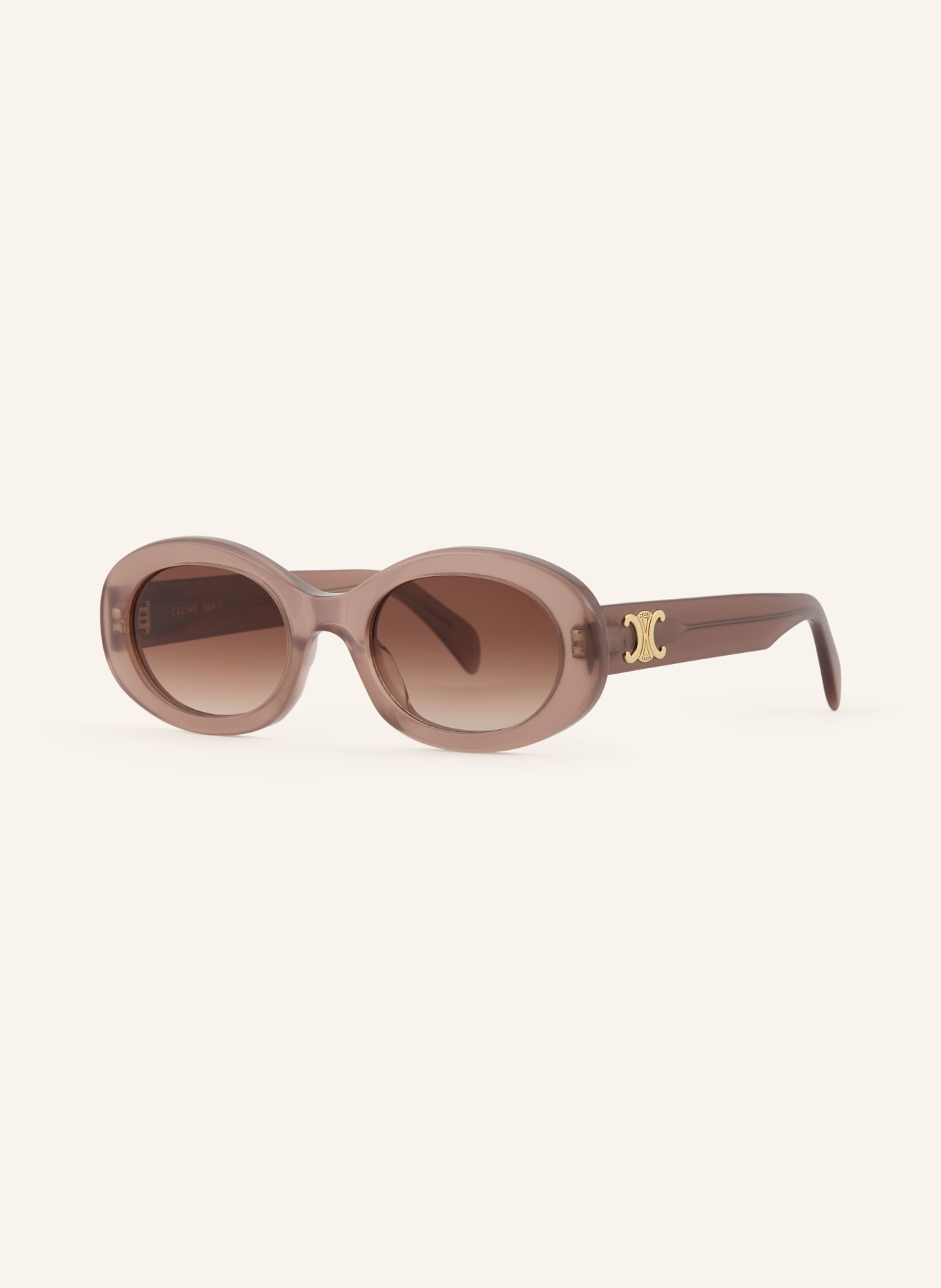 CELINE Sonnenbrille CL000430 TRIOMPHE: HELLBRAUN/ BRAUN VERLAUF