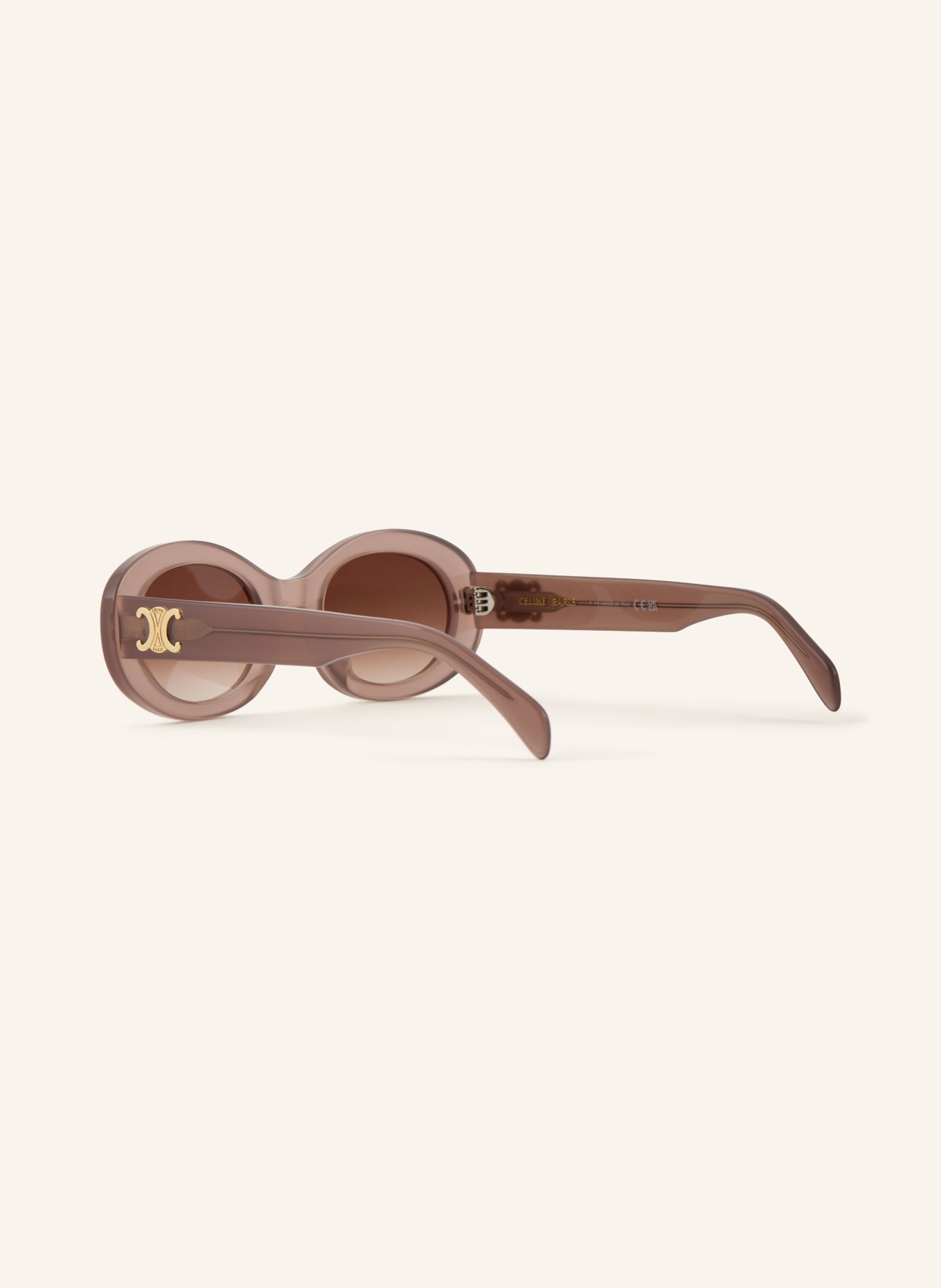 CELINE Sonnenbrille CL000430 TRIOMPHE: HELLBRAUN/ BRAUN VERLAUF