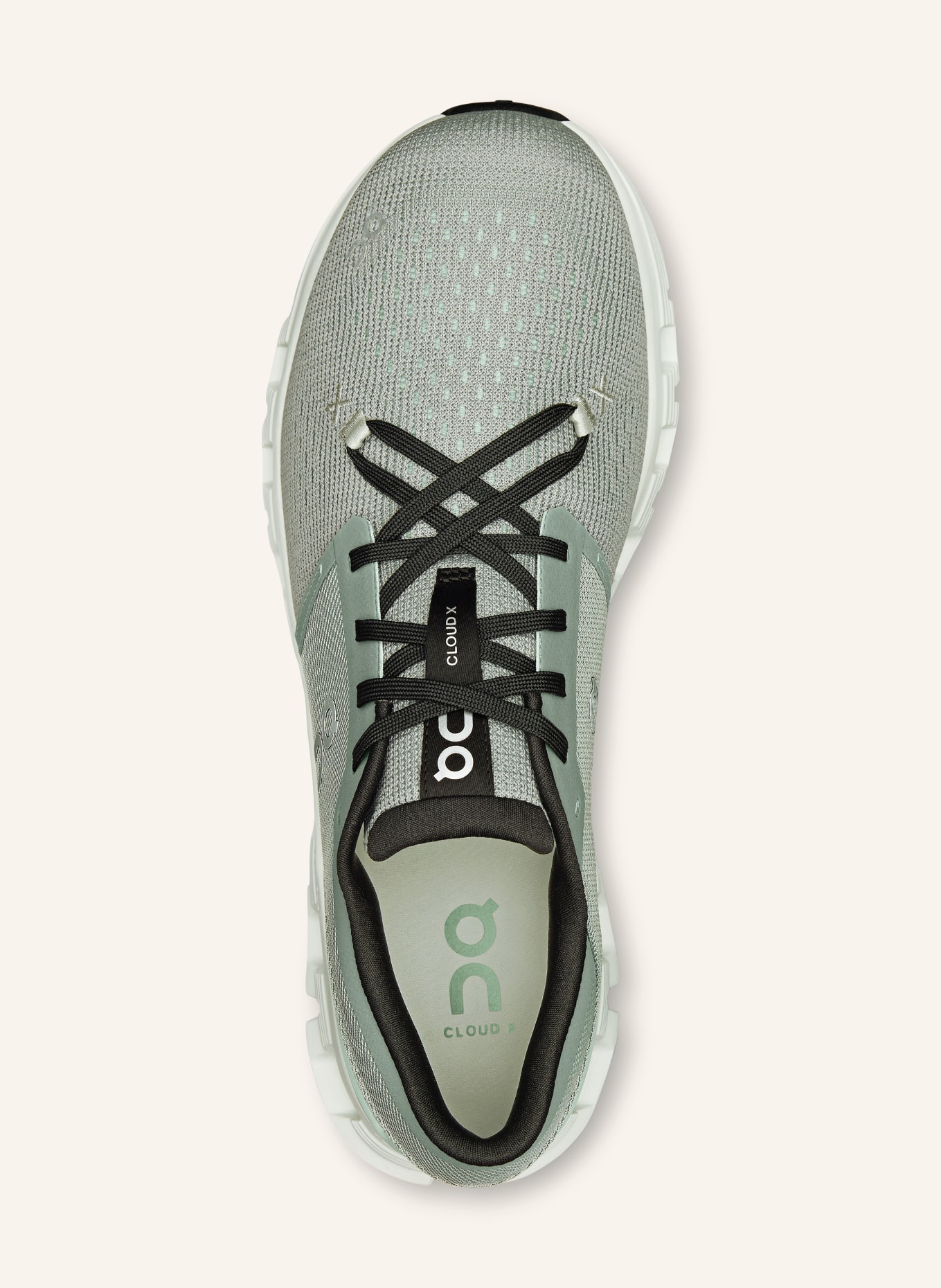 On Fitnessschuhe CLOUD X 4: HELLGRÜN