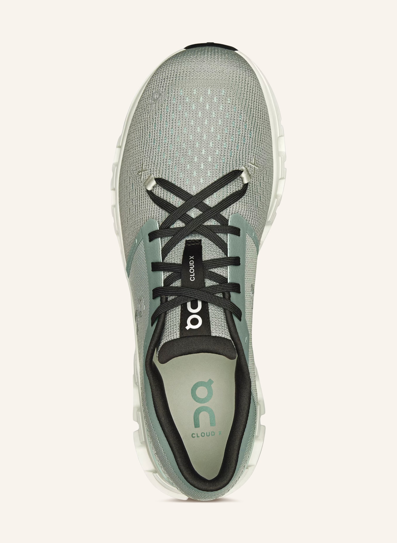 On Buty treningowe CLOUD X4: SZARONIEBIESKI / JASNOZIELONY