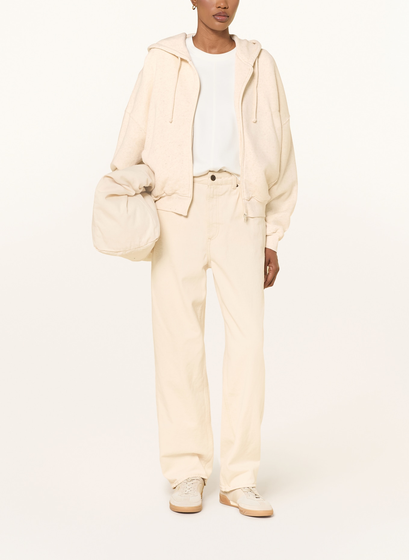 American Vintage Oversized-Sweatjacke ITONAY: ECRU