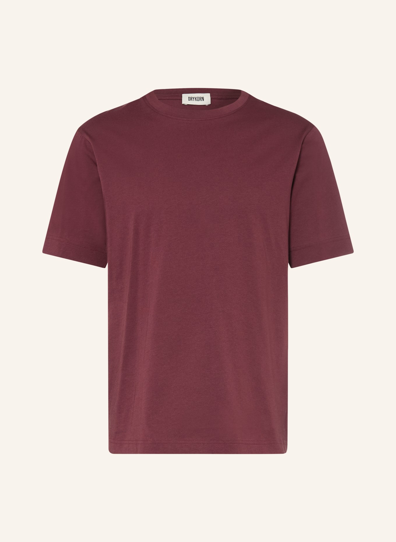 DRYKORN T-Shirt RAPHAEL: DUNKELROT