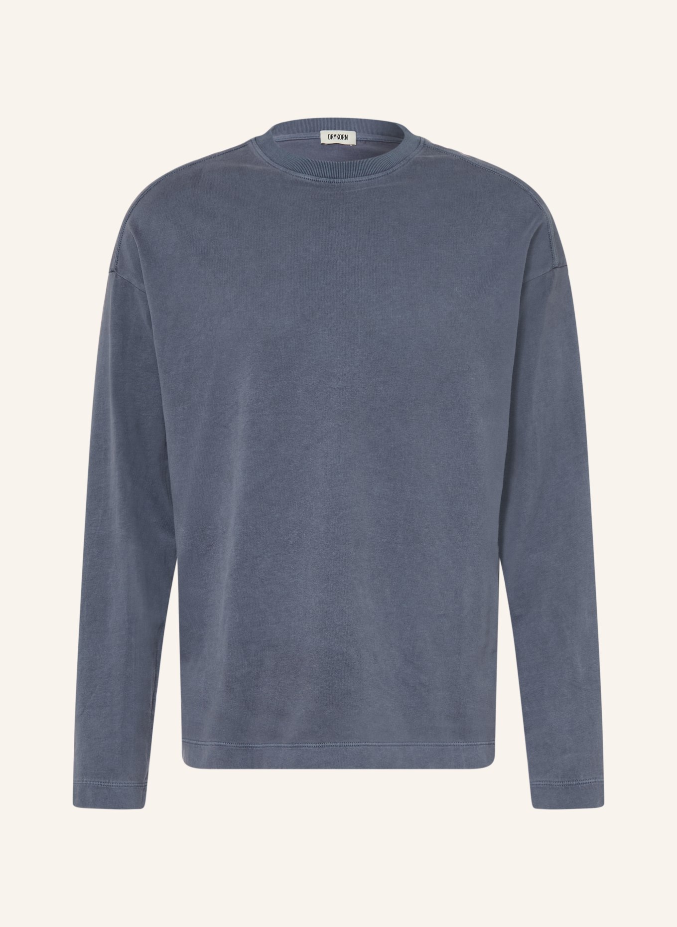 DRYKORN Longsleeve MARRIO: BLAUGRAU
