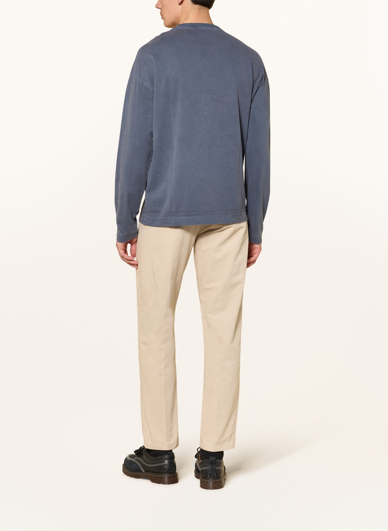 DRYKORN Longsleeve MARRIO: BLAUGRAU