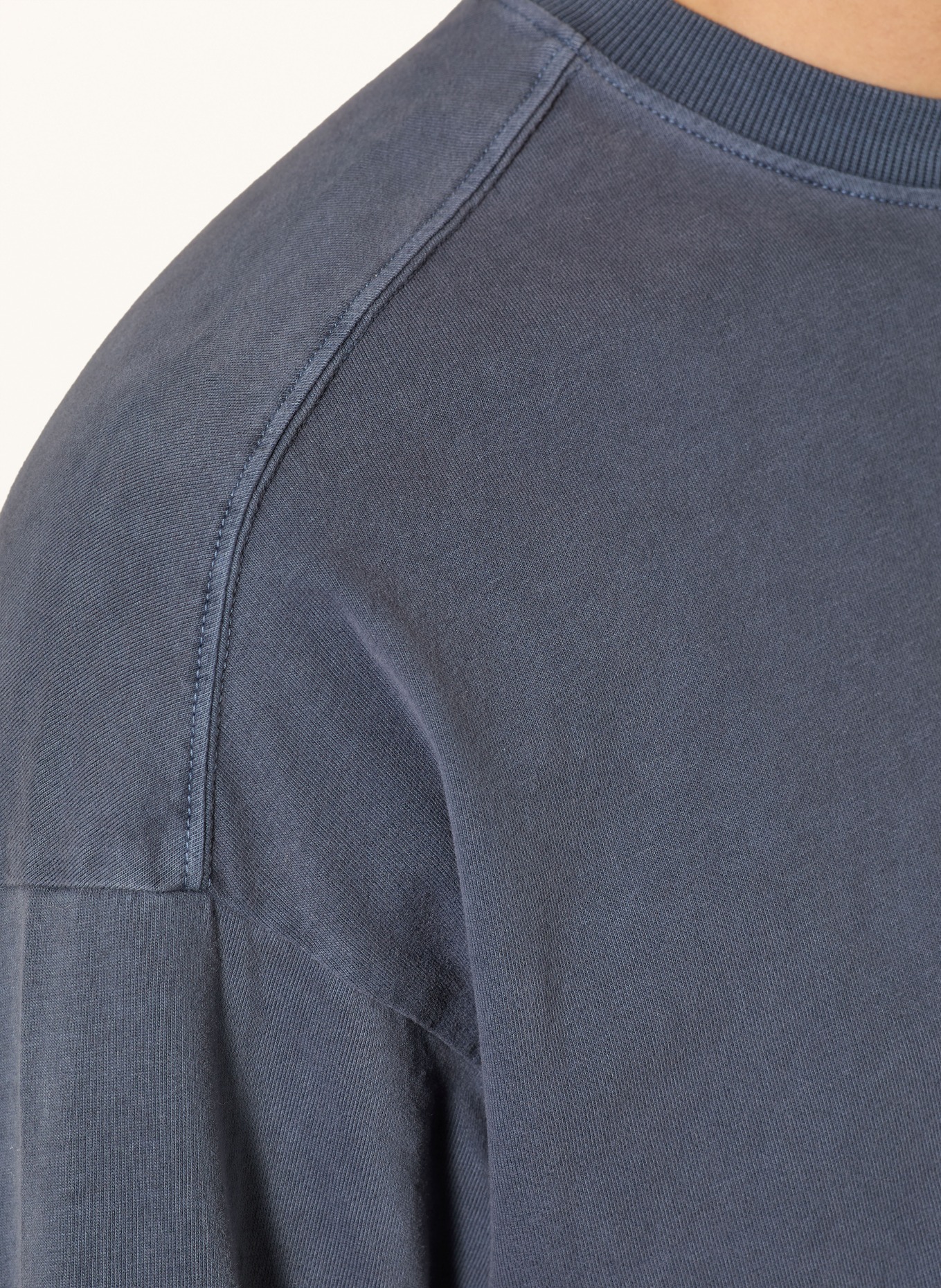 DRYKORN Longsleeve MARRIO: BLAUGRAU