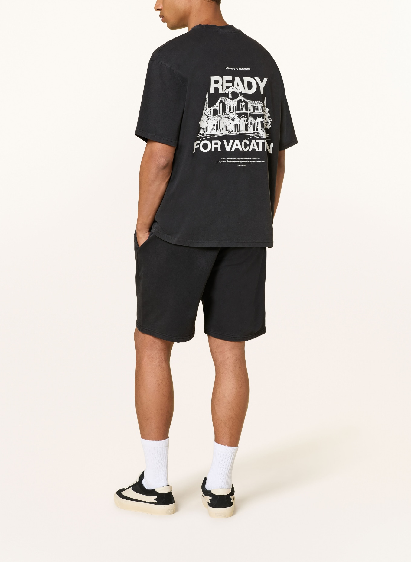 PEGADOR Sweatshorts: SCHWARZ