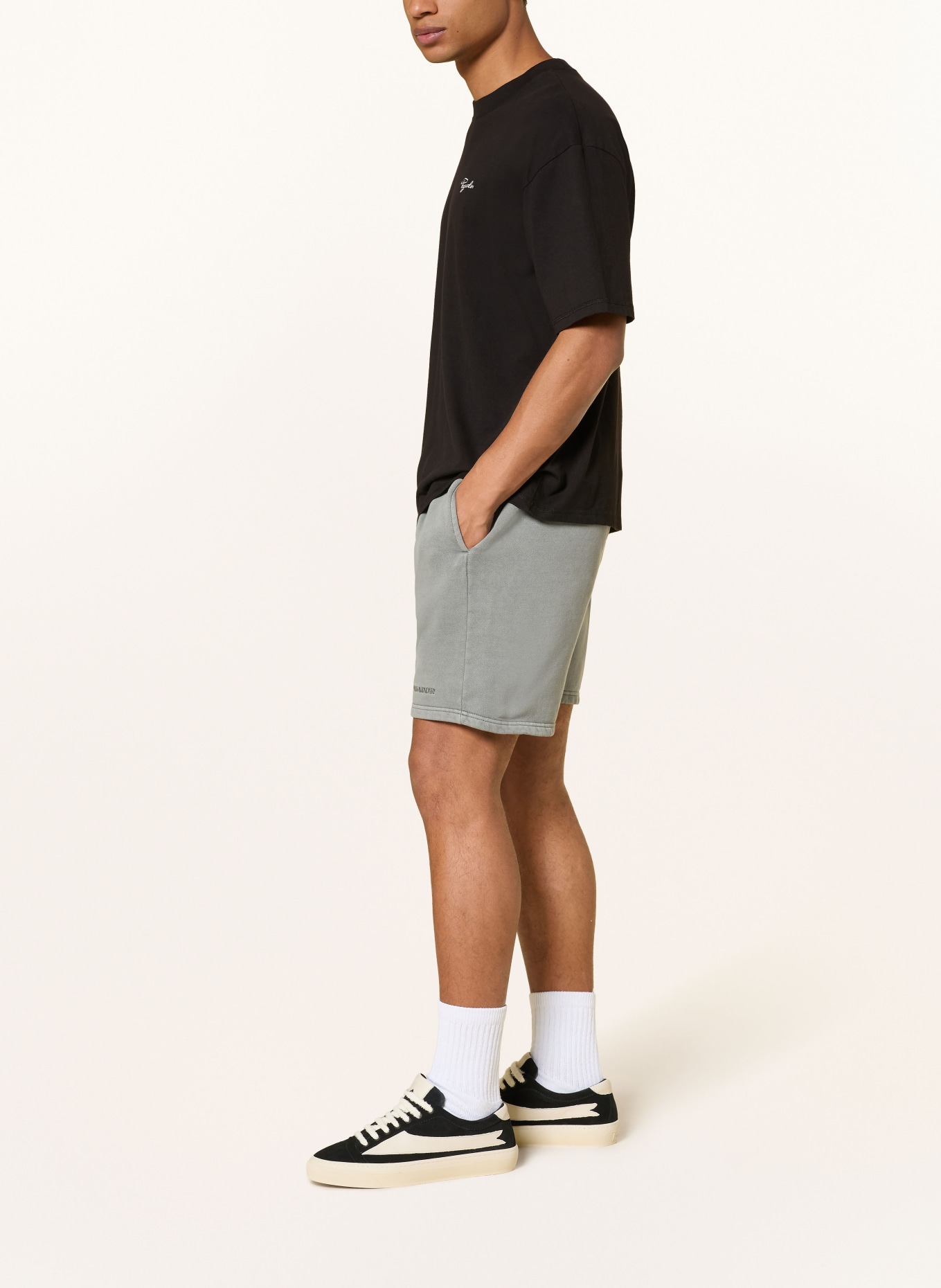 PEGADOR Sweatshorts: GRAU