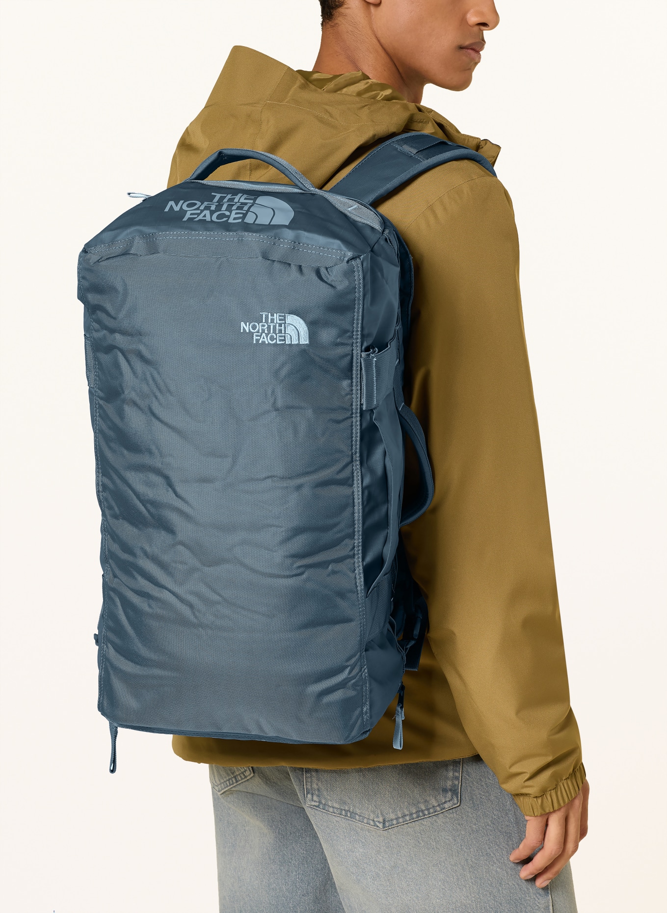 THE NORTH FACE Reistas BASE CAMP VOYAGER DUFFEL 32 l met laptopvak: BLAUWGRIJS / DONKERGRIJS
