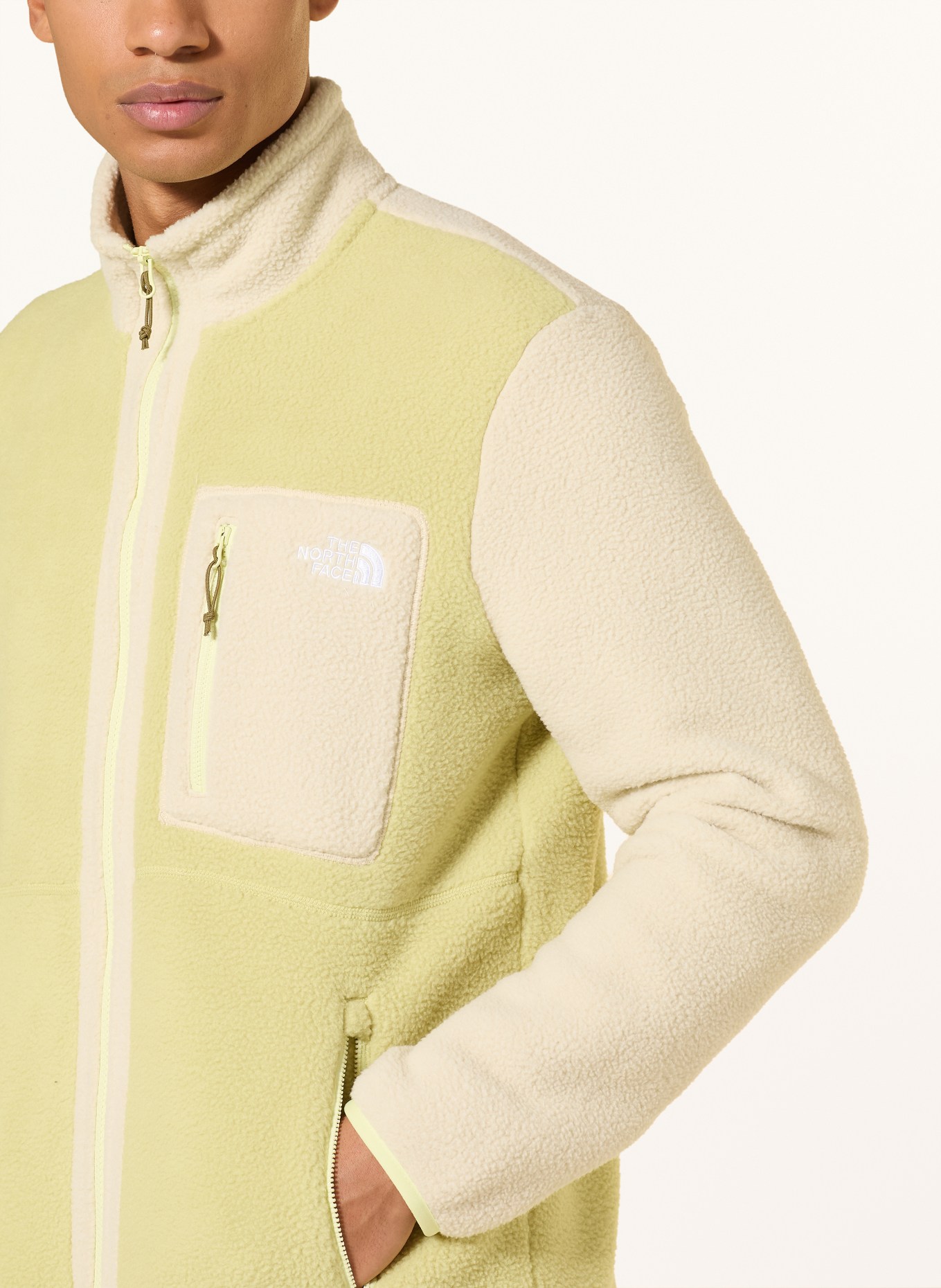 THE NORTH FACE Fleecejack YUMIORI: LICHTGEEL / GEEL