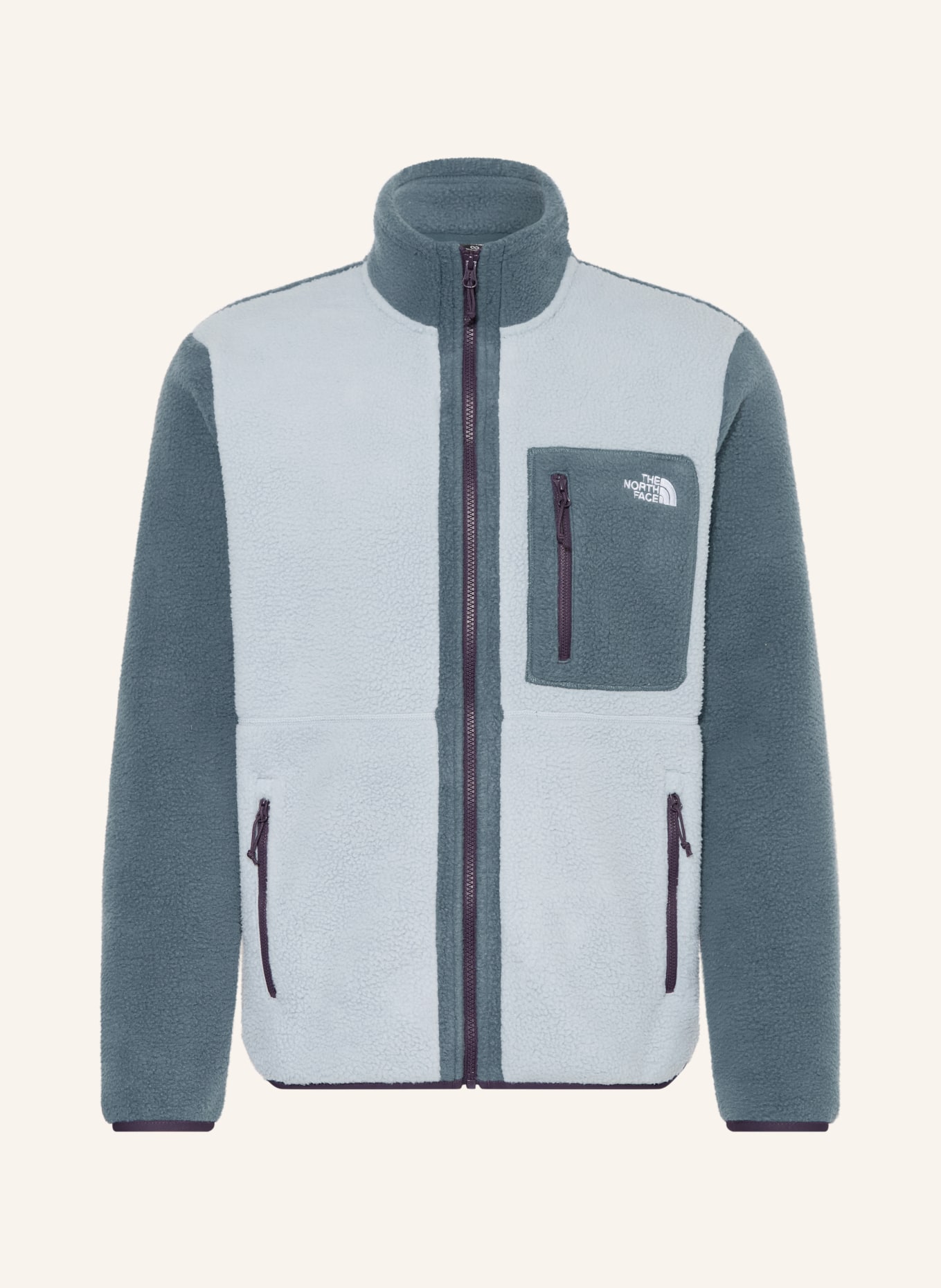 THE NORTH FACE Fleecejack YUMIORI: BLAUWGRIJS / GRIJS