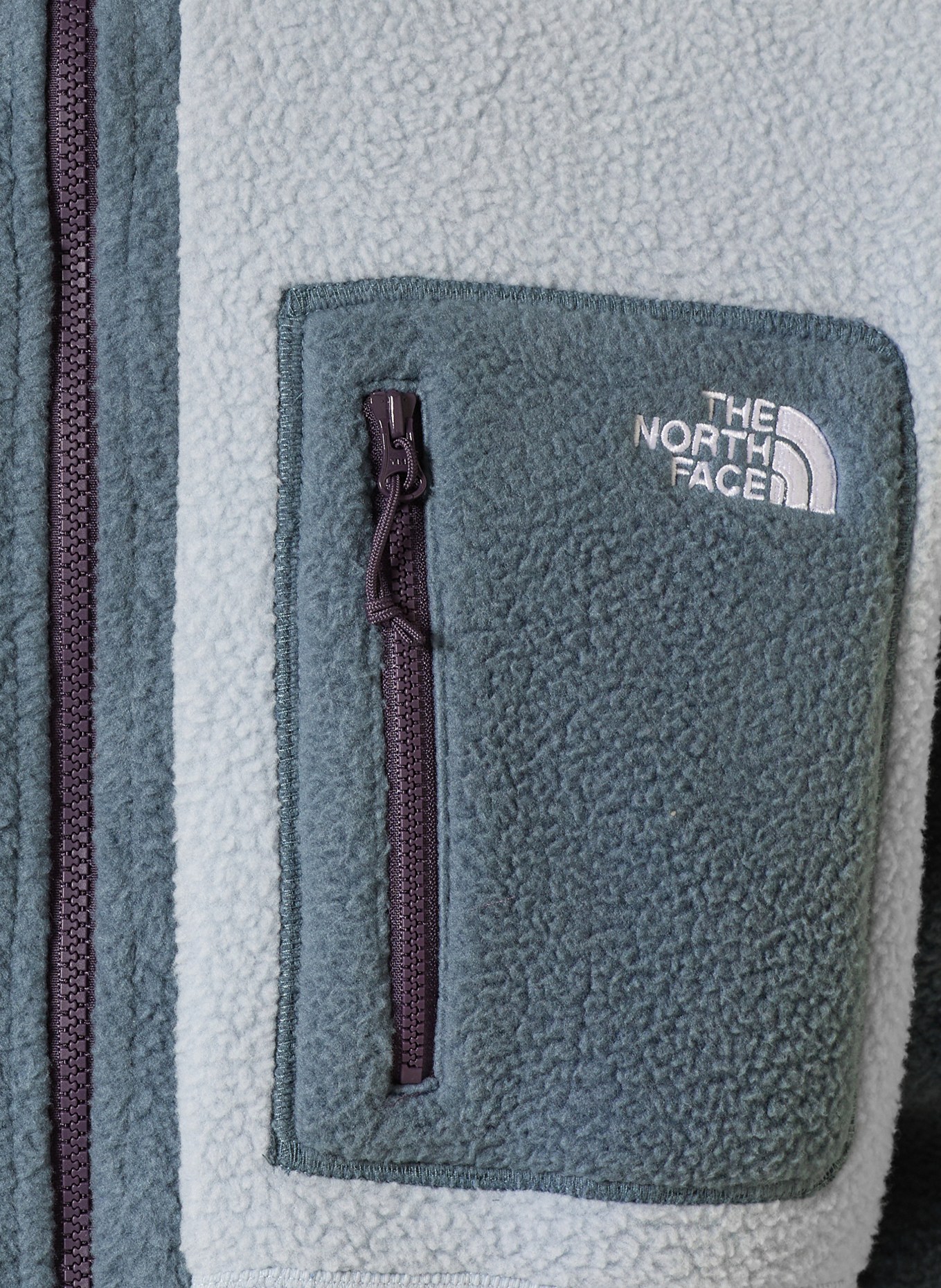 THE NORTH FACE Fleecejack YUMIORI: BLAUWGRIJS / GRIJS